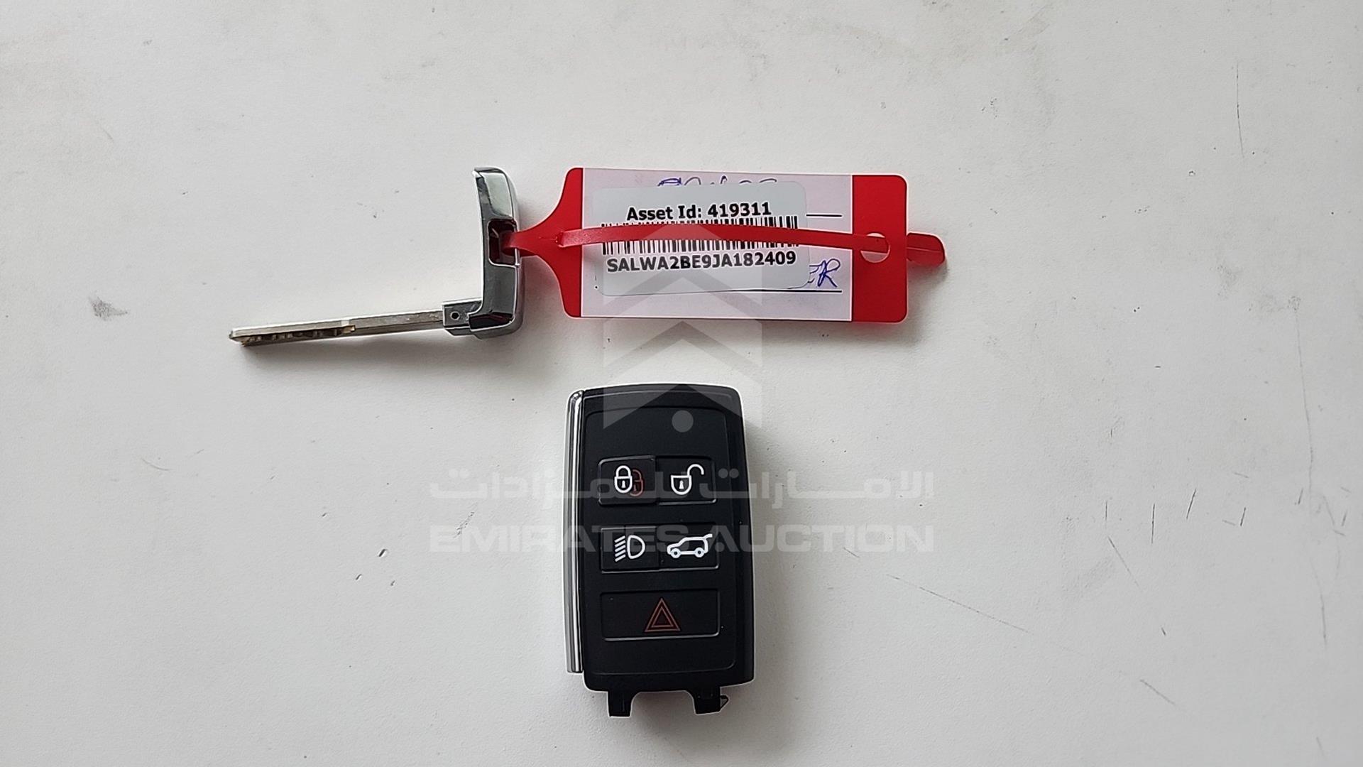 2018 RANGE ROVER SPORT VIN: SALWA2BE9JA182409