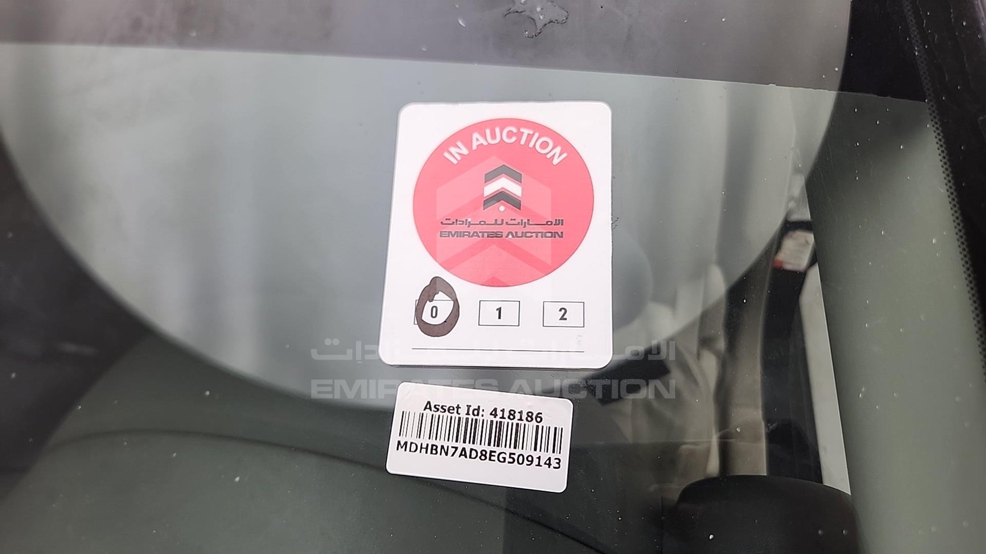 2014 NISSAN SUNNY VIN: MDHBN7AD8EG509143