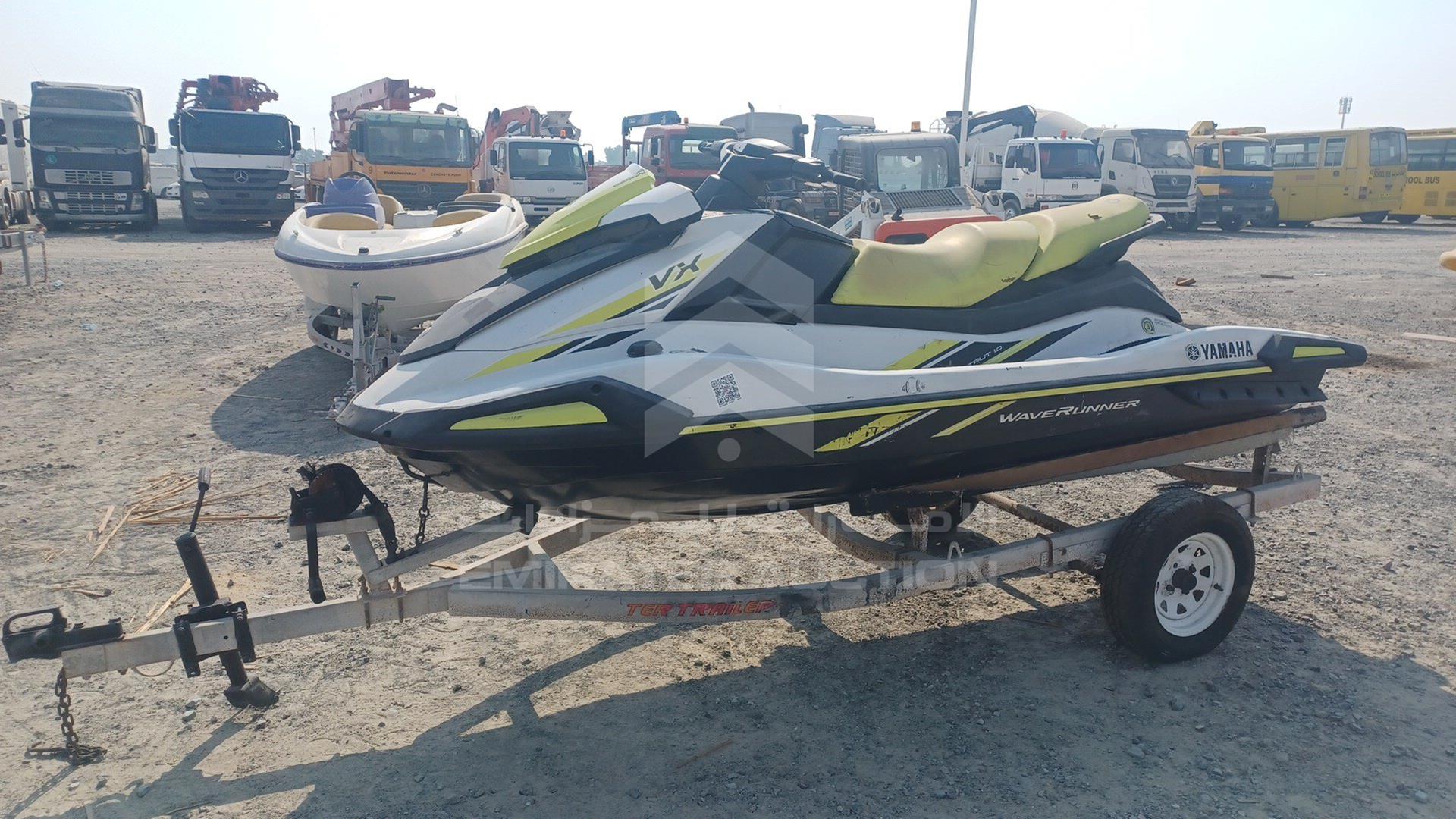 2021 JET SKI + TROLLEY --- VIN: YAMA1388F121