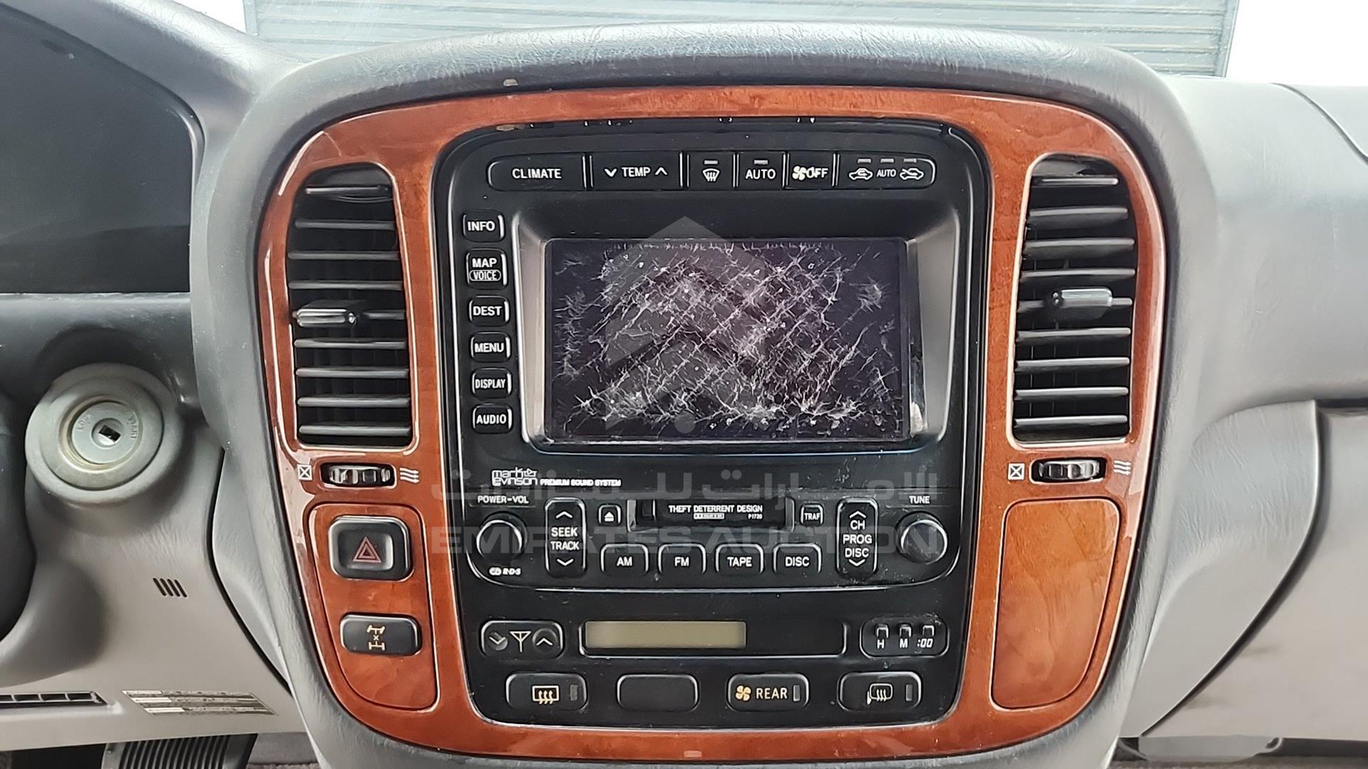 2002 LEXUS LX 470 VIN: JTJHT00W423515791
