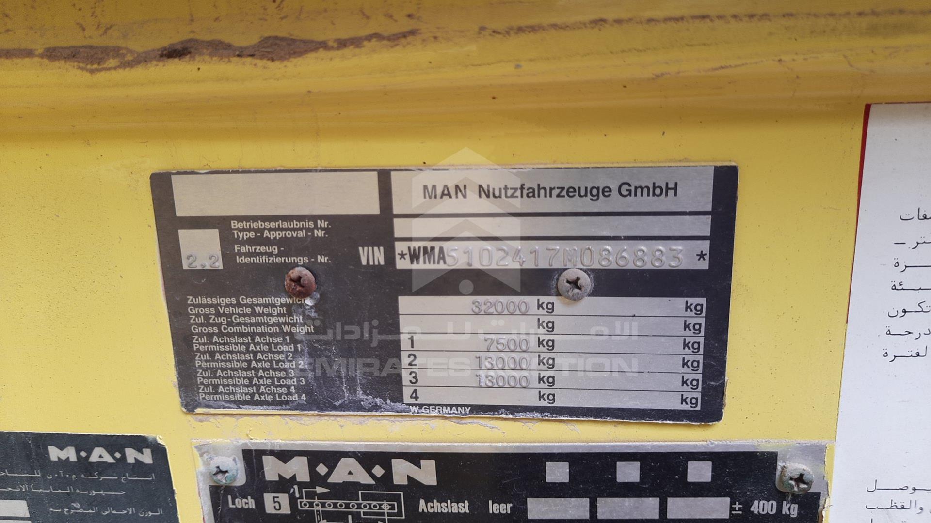 0 MAN --- VIN: WMA5102417M086883