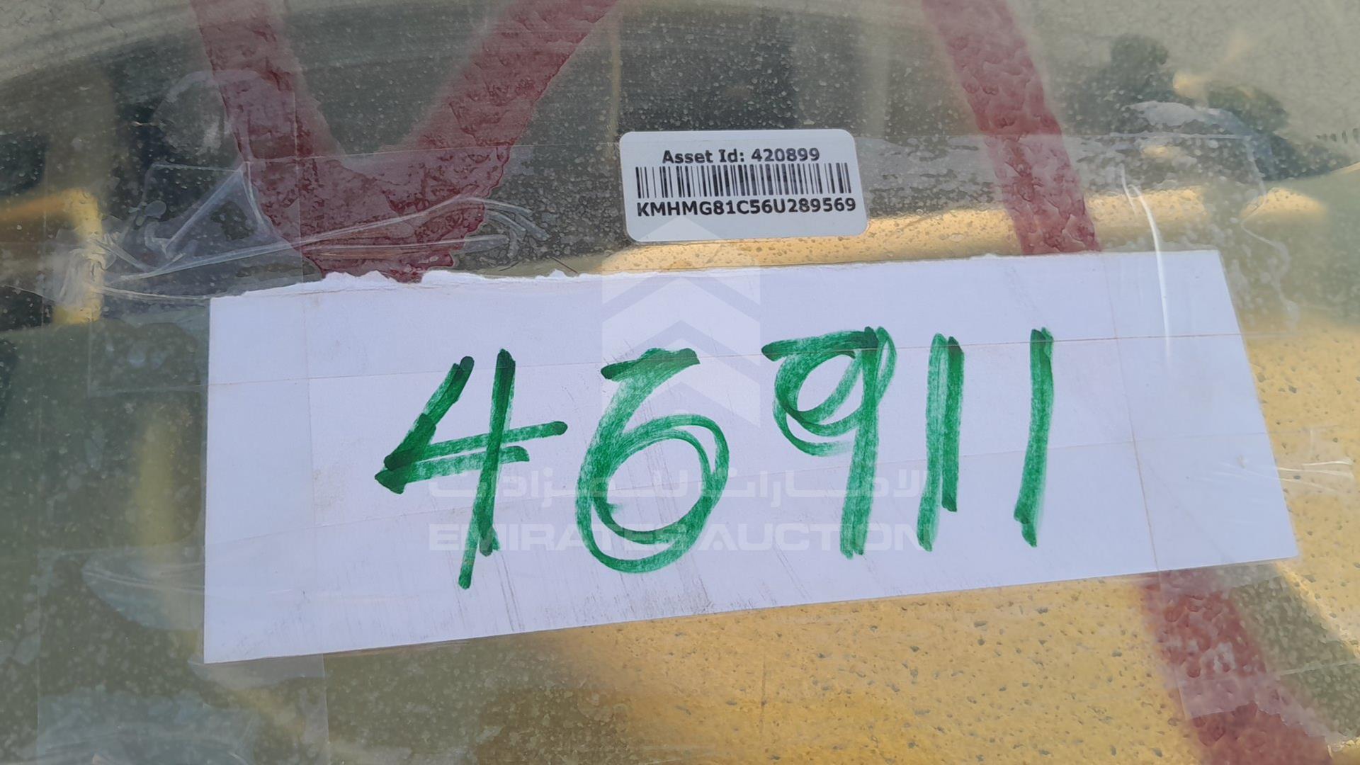 2006 HYUNDAI TRAJET VIN: KMHMG81C56U289569
