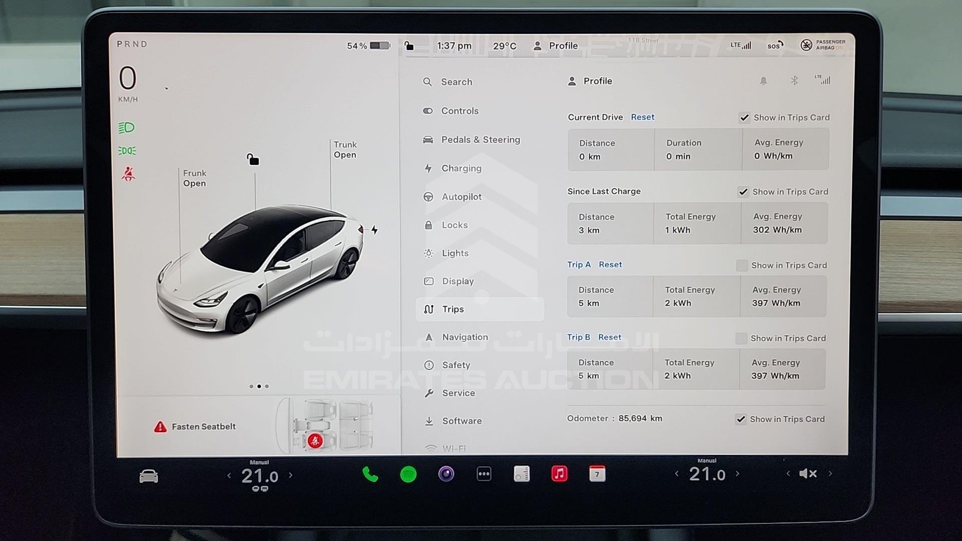 2023 TESLA MODEL 3 VIN: LRW3E7EK7PC688022