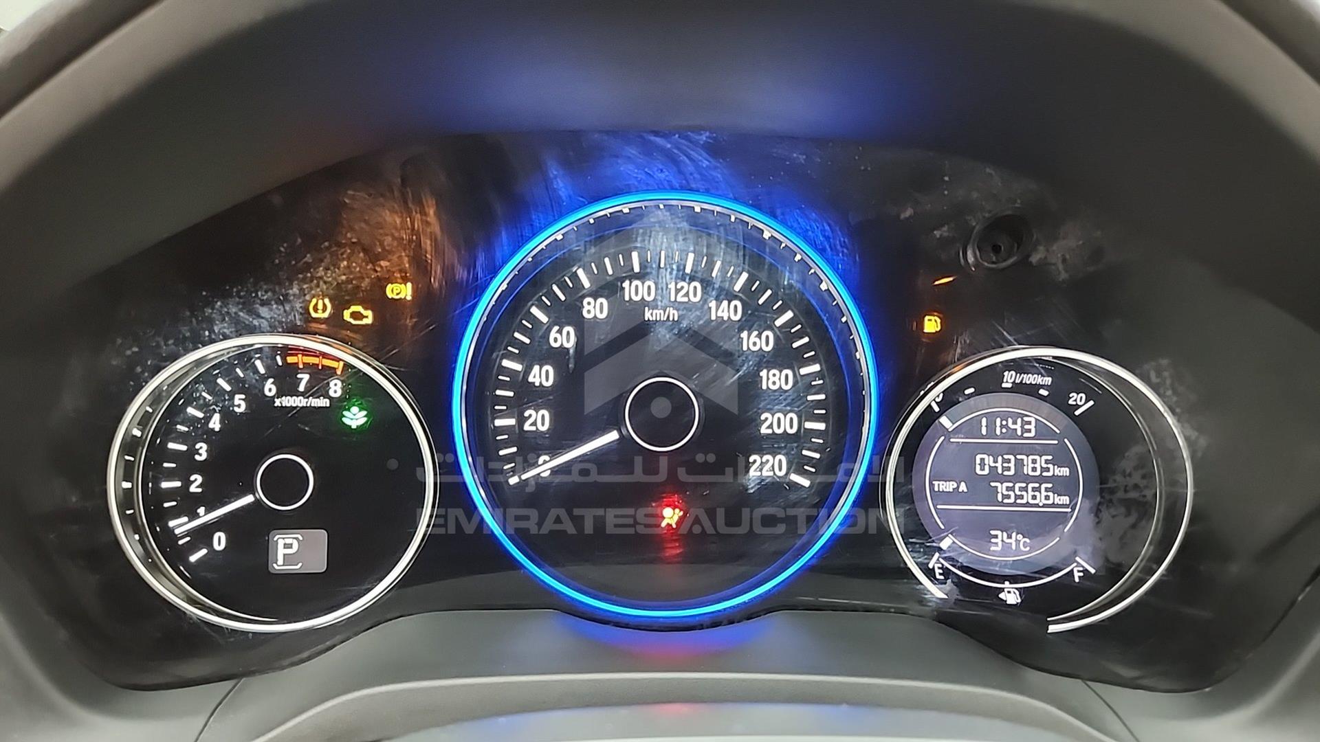 2019 HONDA HRV VIN: MRJRU5875KP010251