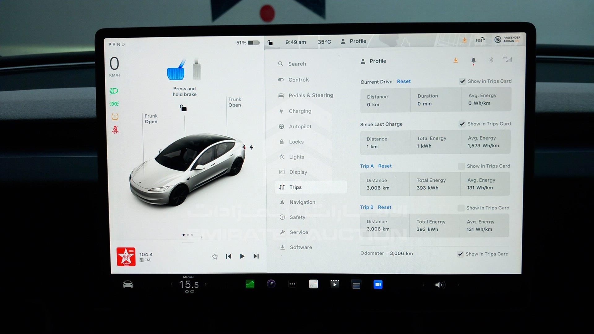 2024 TESLA MODEL 3 VIN: LRW3E7FS8RC079054