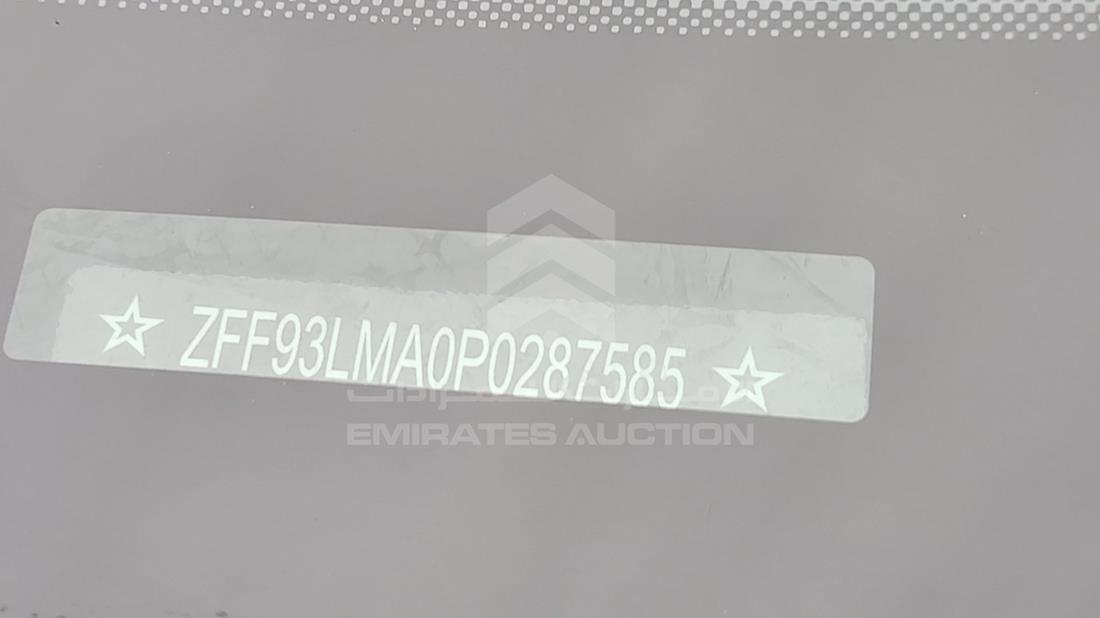 فيراري F8 Spider 2023 — رقم الشاسيه على الهيكل — صورة 3