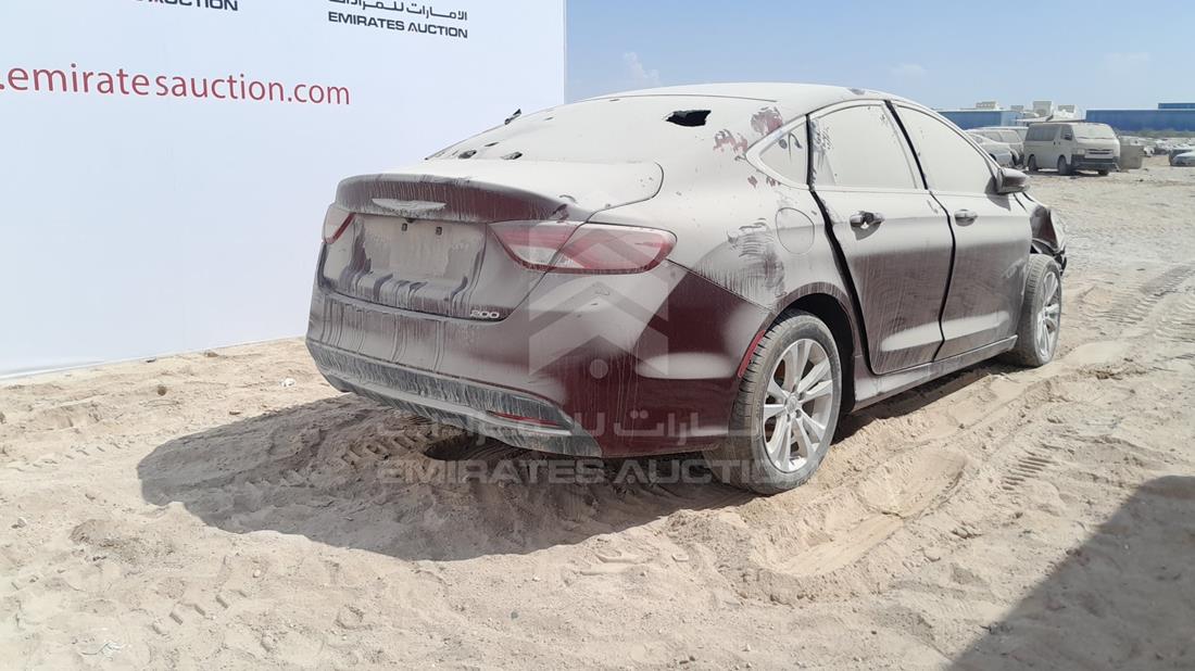 2015 Chrysler 200 — Rear Right Angle — Photo 8