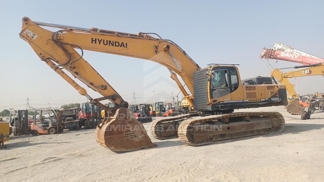 2016 Hyundai Robex 480LC — Front Left Angle — Photo 6