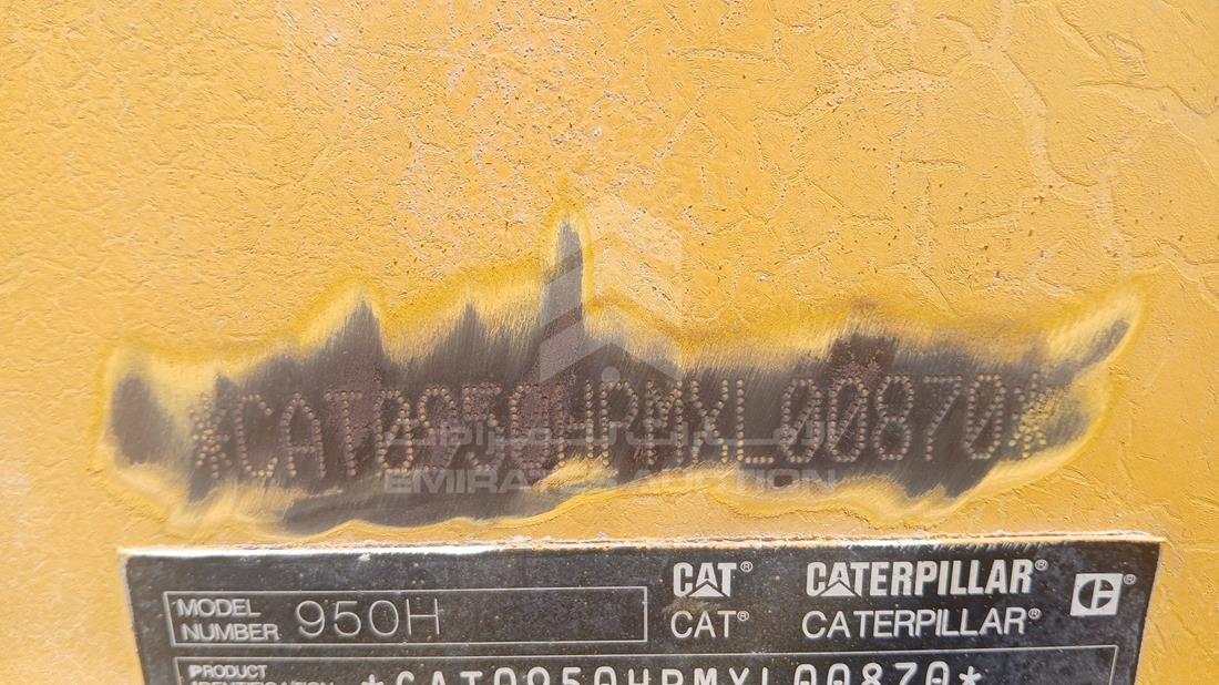 2013 Caterpillar 950H — VIN on Frame — Photo 5
