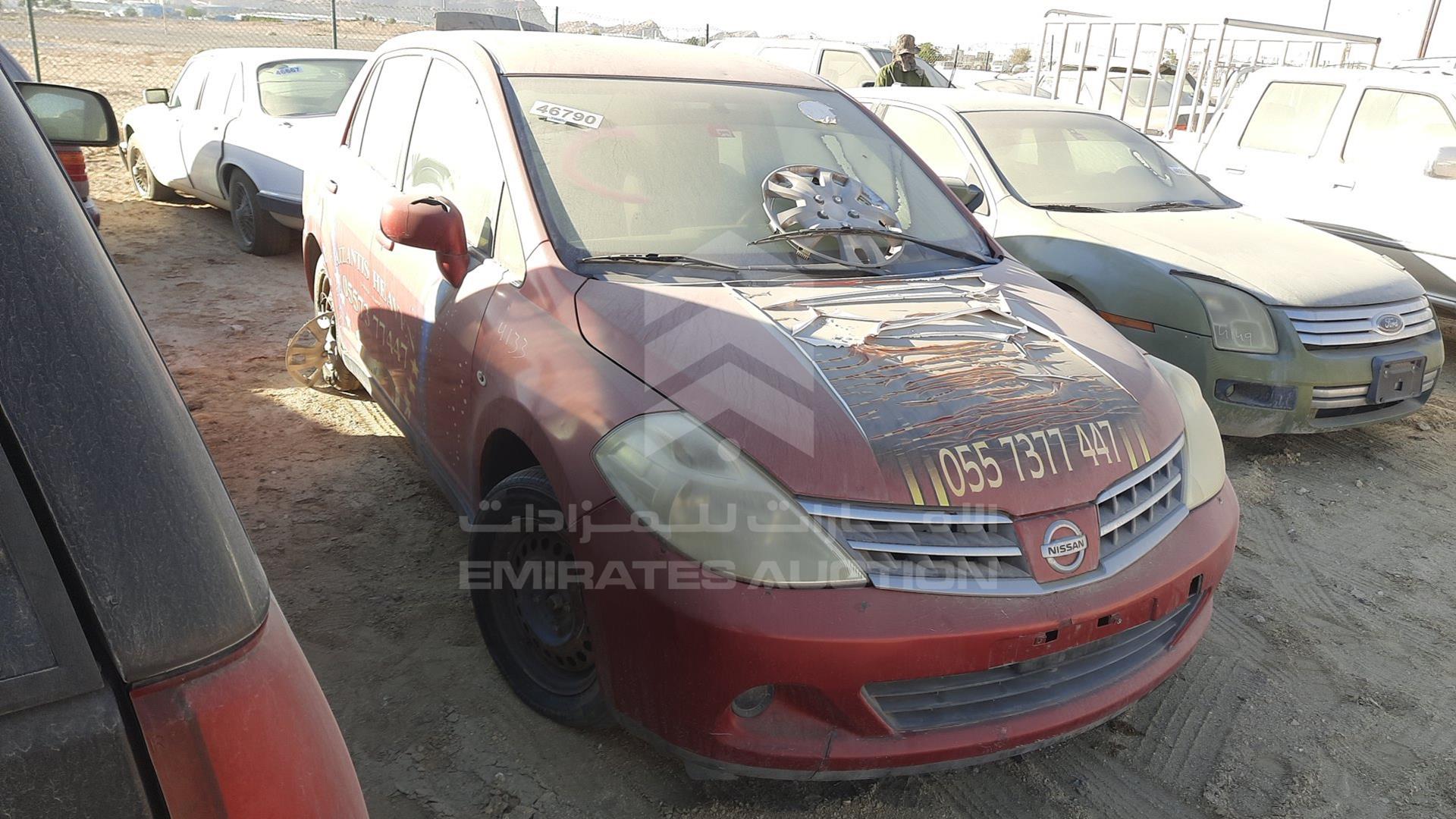 2009 NISSAN TIIDA VIN: JN1CC11CX9T038613