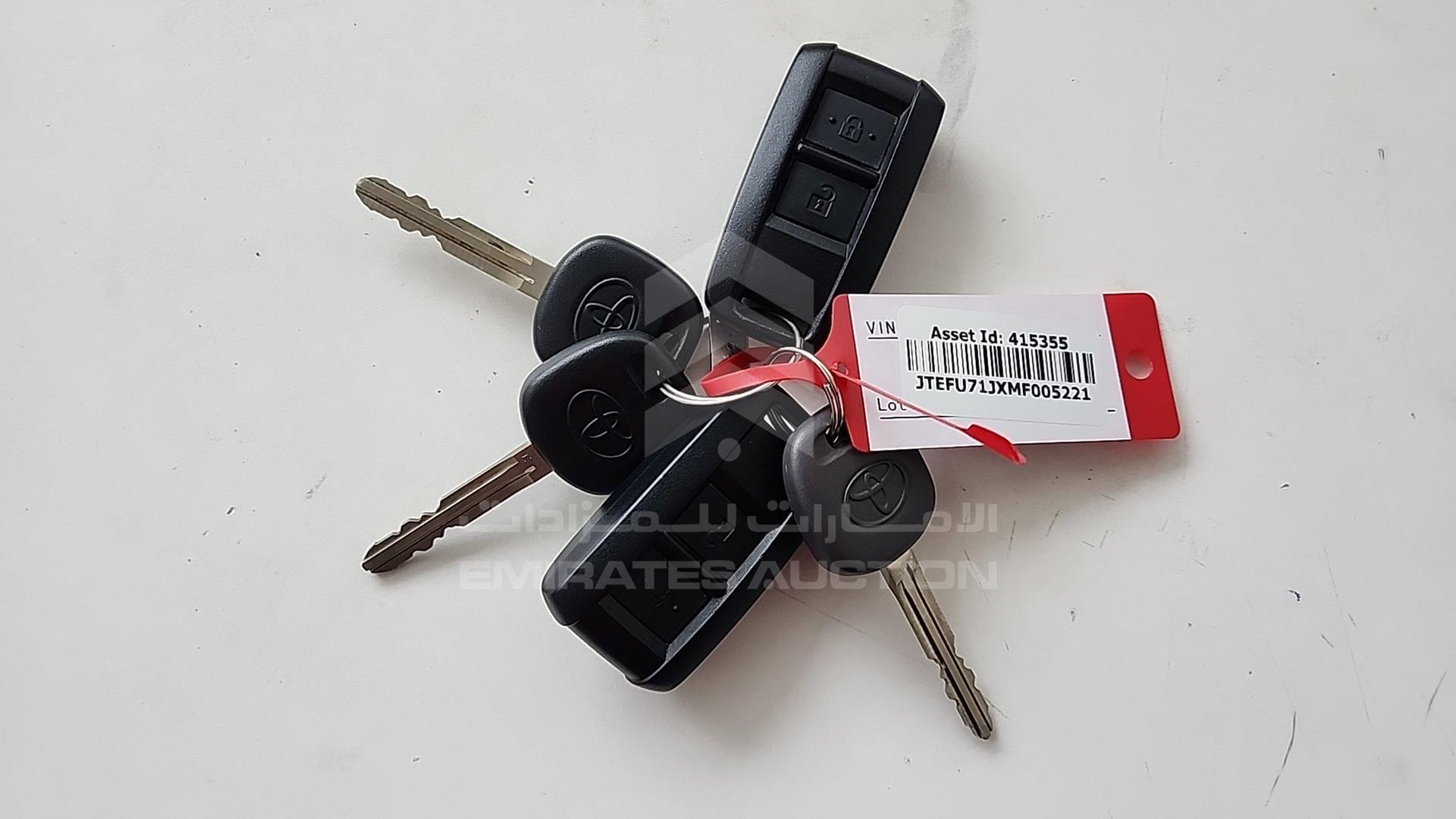 2021 TOYOTA LAND CRUISER VIN: JTEFU71JXMF005221
