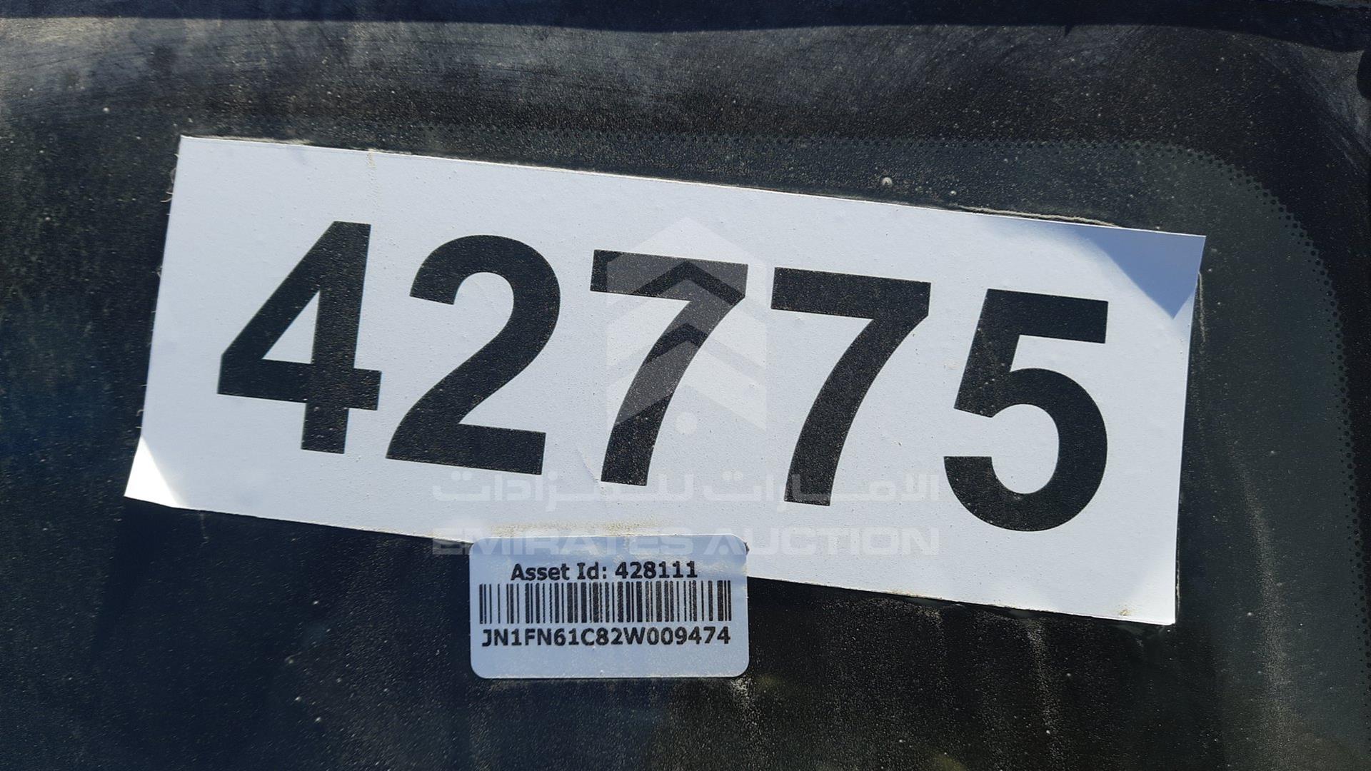 2002 NISSAN SUNNY VIN: JN1FN61C82W009474