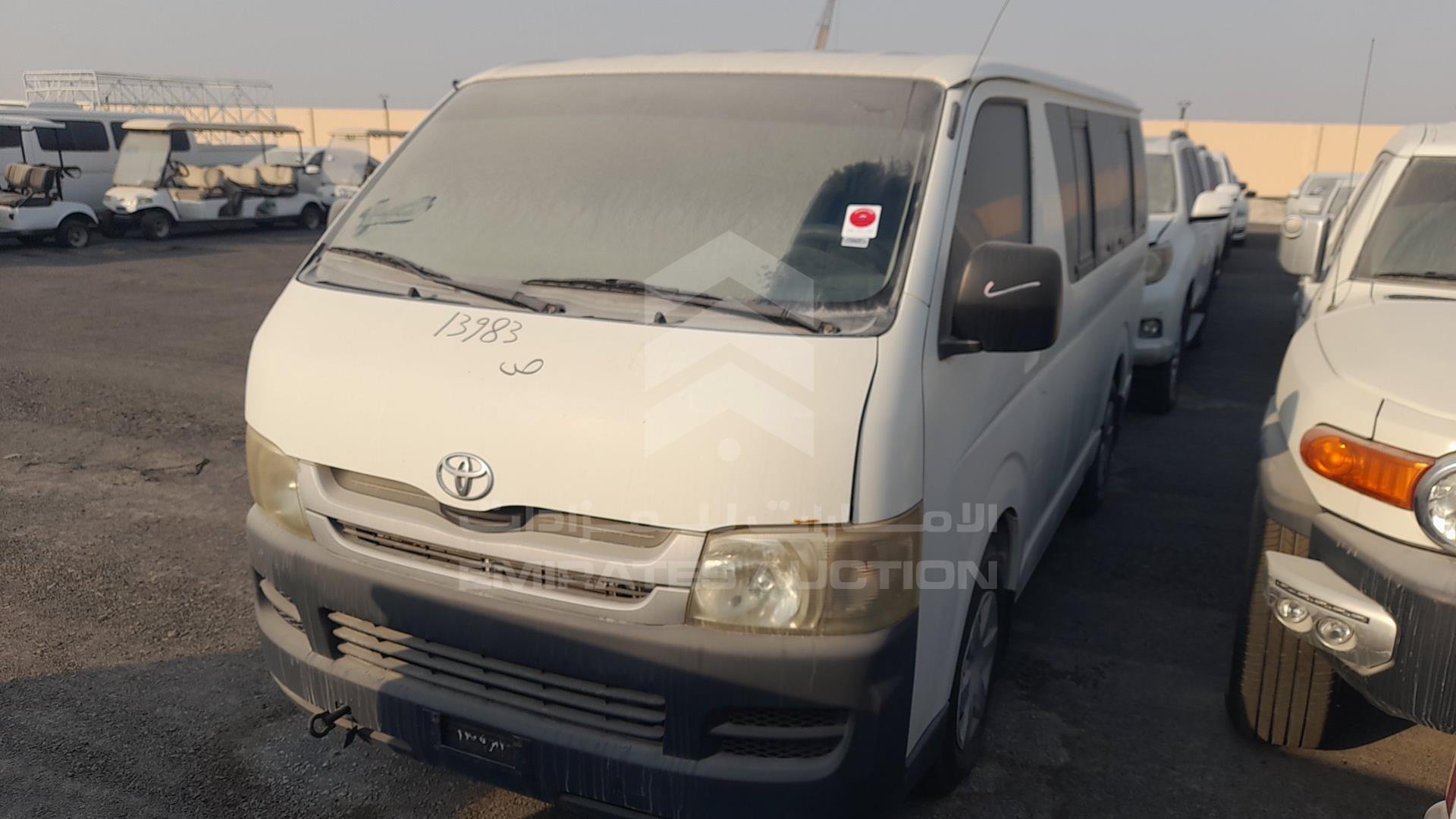 2010 TOYOTA HIACE VIN: JTGJX02P6A5016673