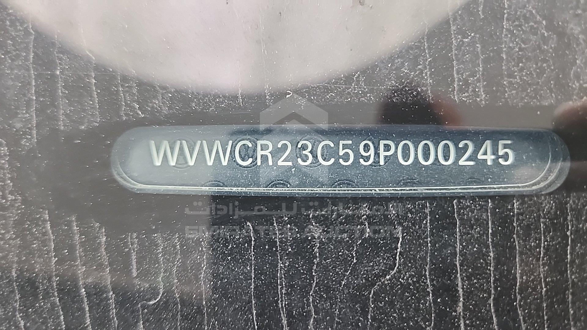 2009 VOLKSWAGEN PASSAT VIN: WVWCR23C59P000245