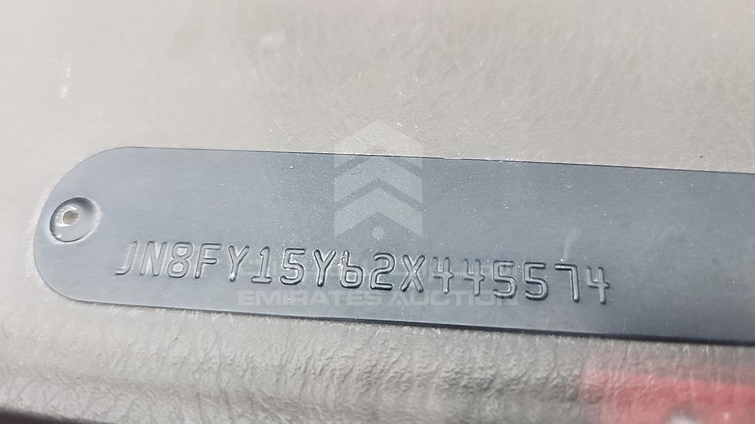 2003 Nissan Patrol — VIN on Frame — Photo 5