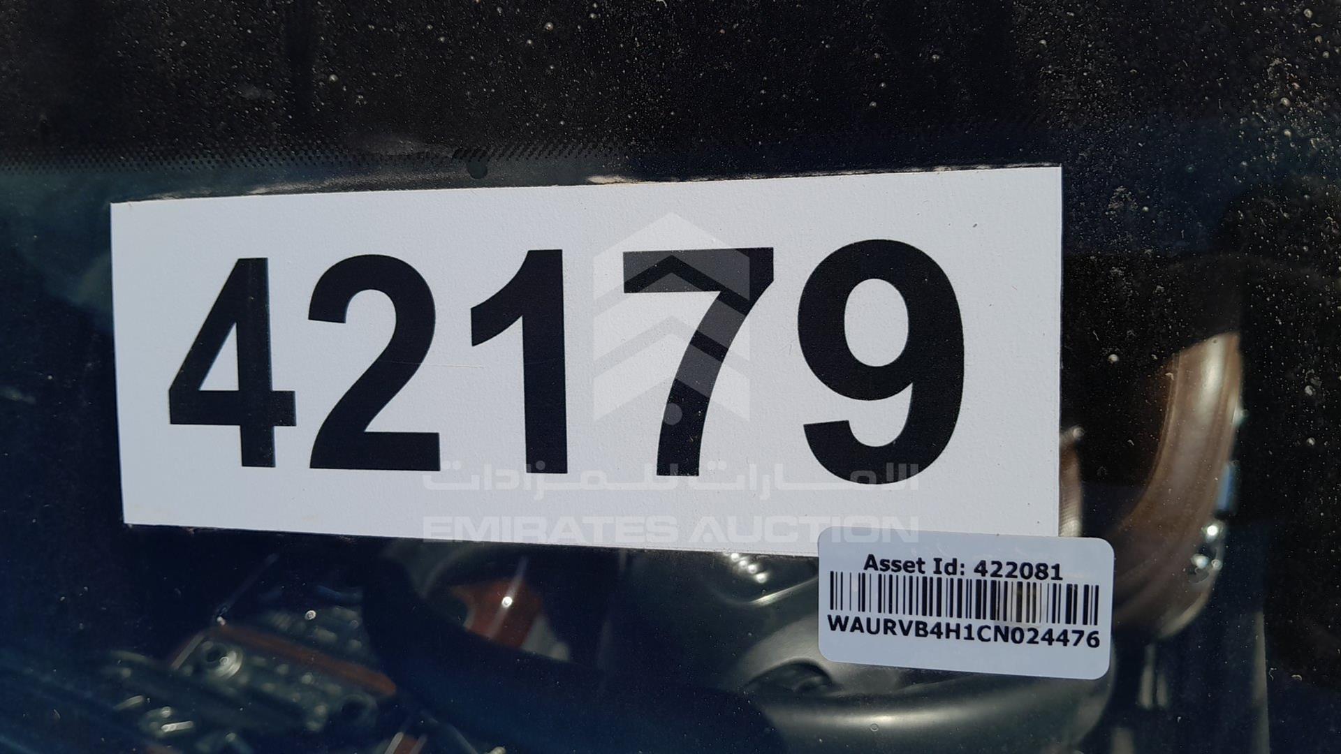 2012 AUDI A8 VIN: WAURVB4H1CN024476