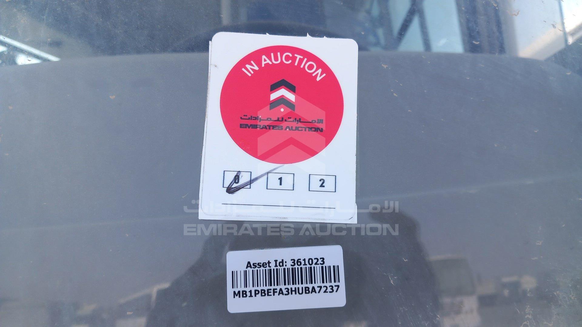 2017 ASHOK LEYLAND FALCON VIN: MB1PBEFA3HUBA7237