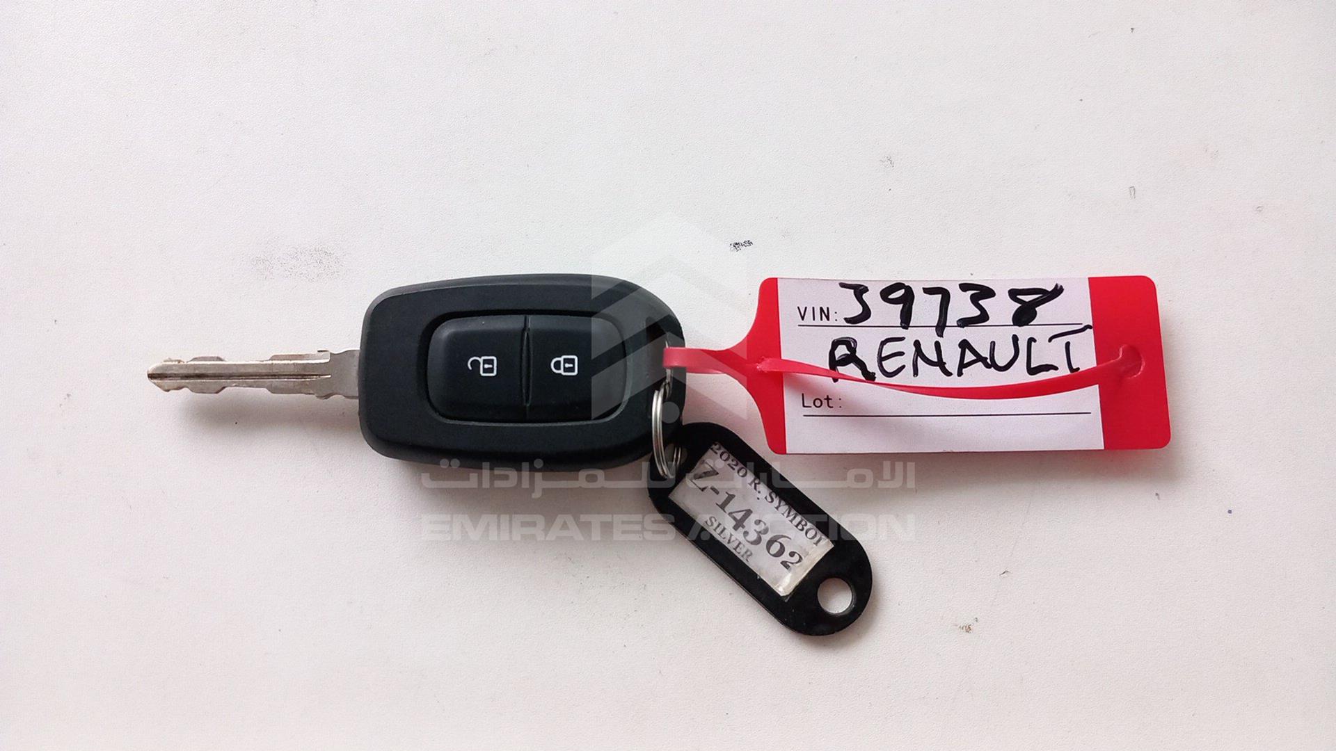 2020 RENAULT SYMBOL VIN: VF14SRAB4LT539738