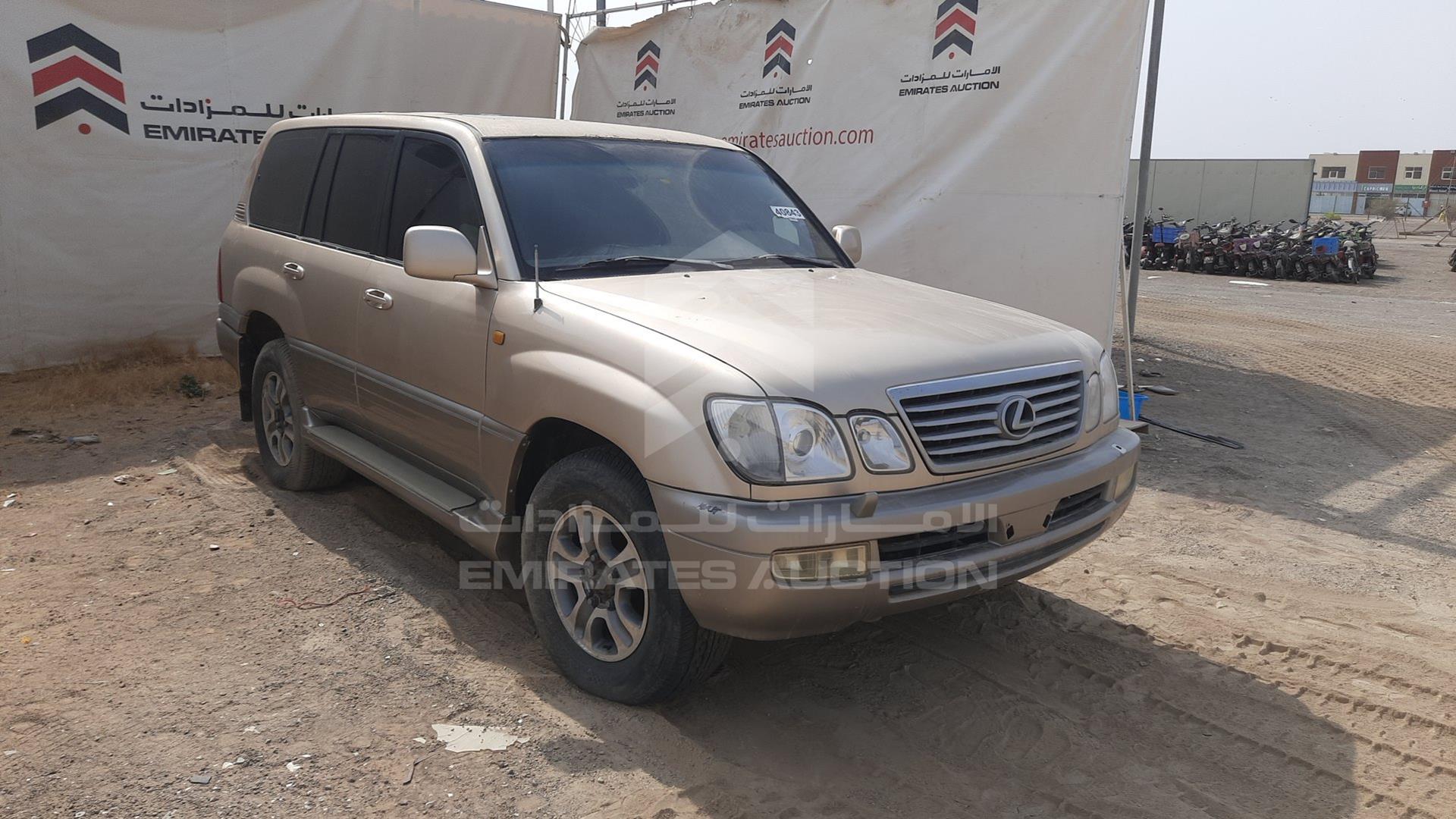 2000 LEXUS LX 470 VIN: JT6HT00W4Y0113337