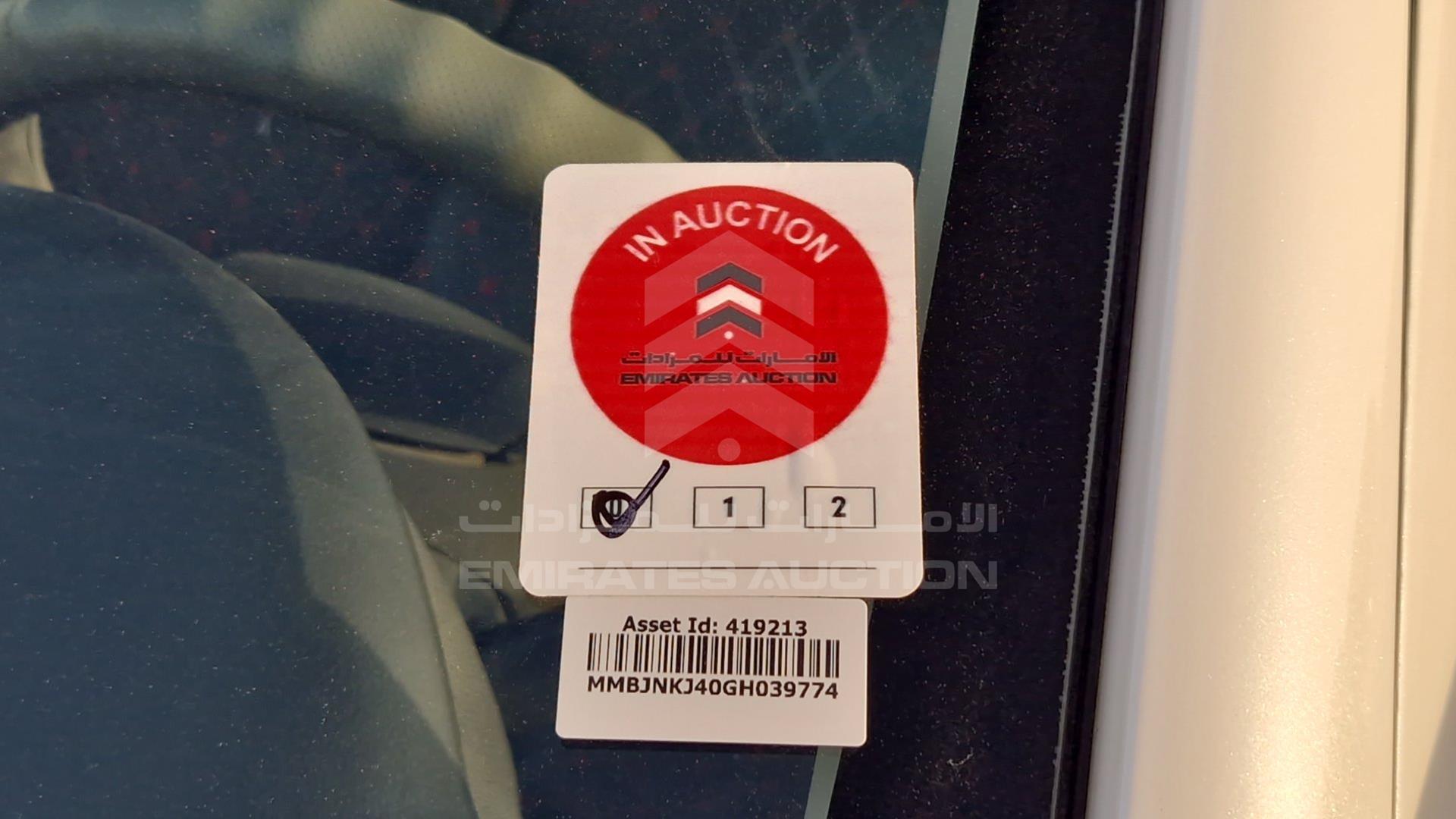 2016 MITSUBISHI L 200 VIN: MMBJNKJ40GH039774