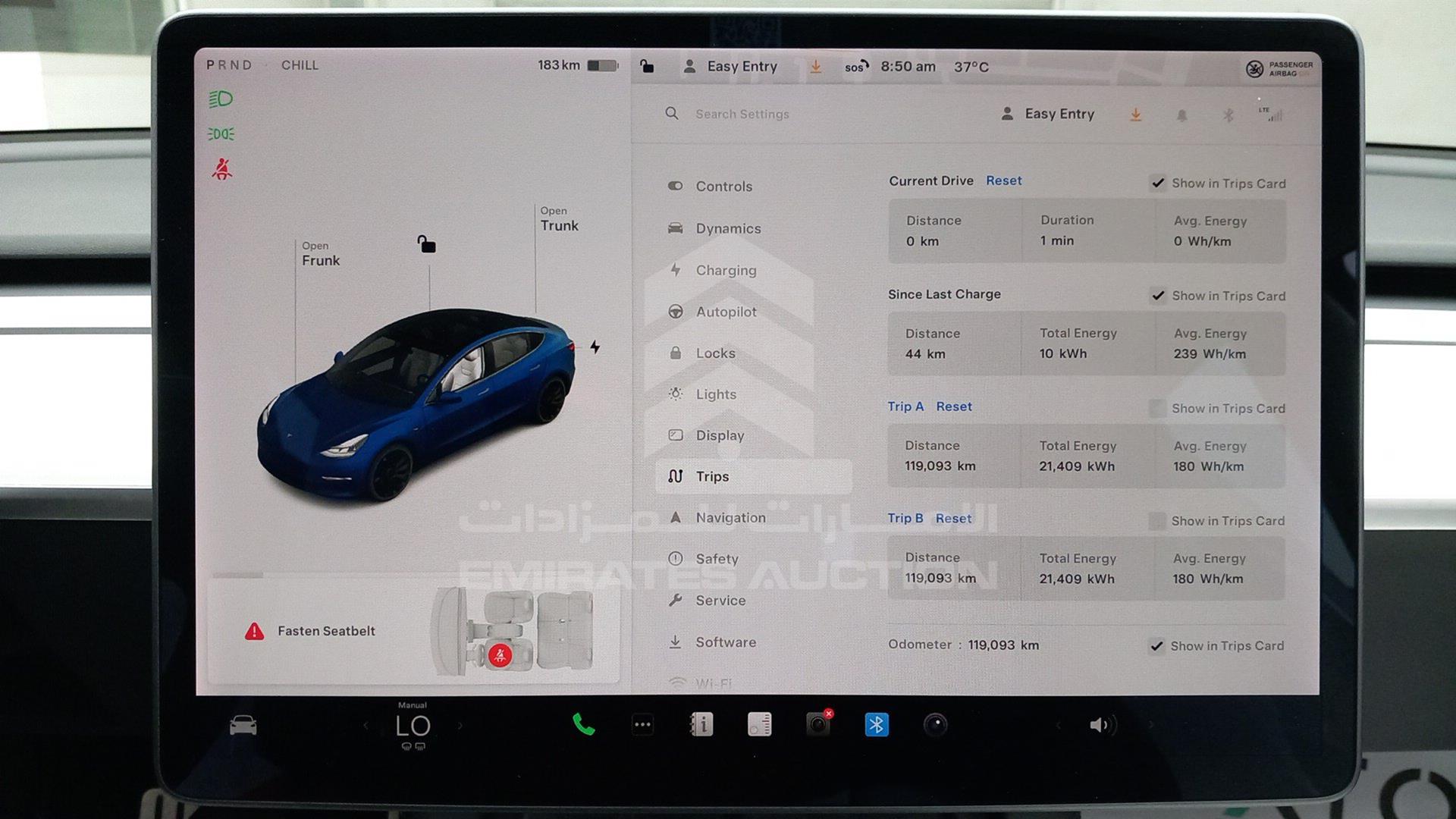 2021 TESLA MODEL 3 VIN: 5YJ3E7EC1MF882782