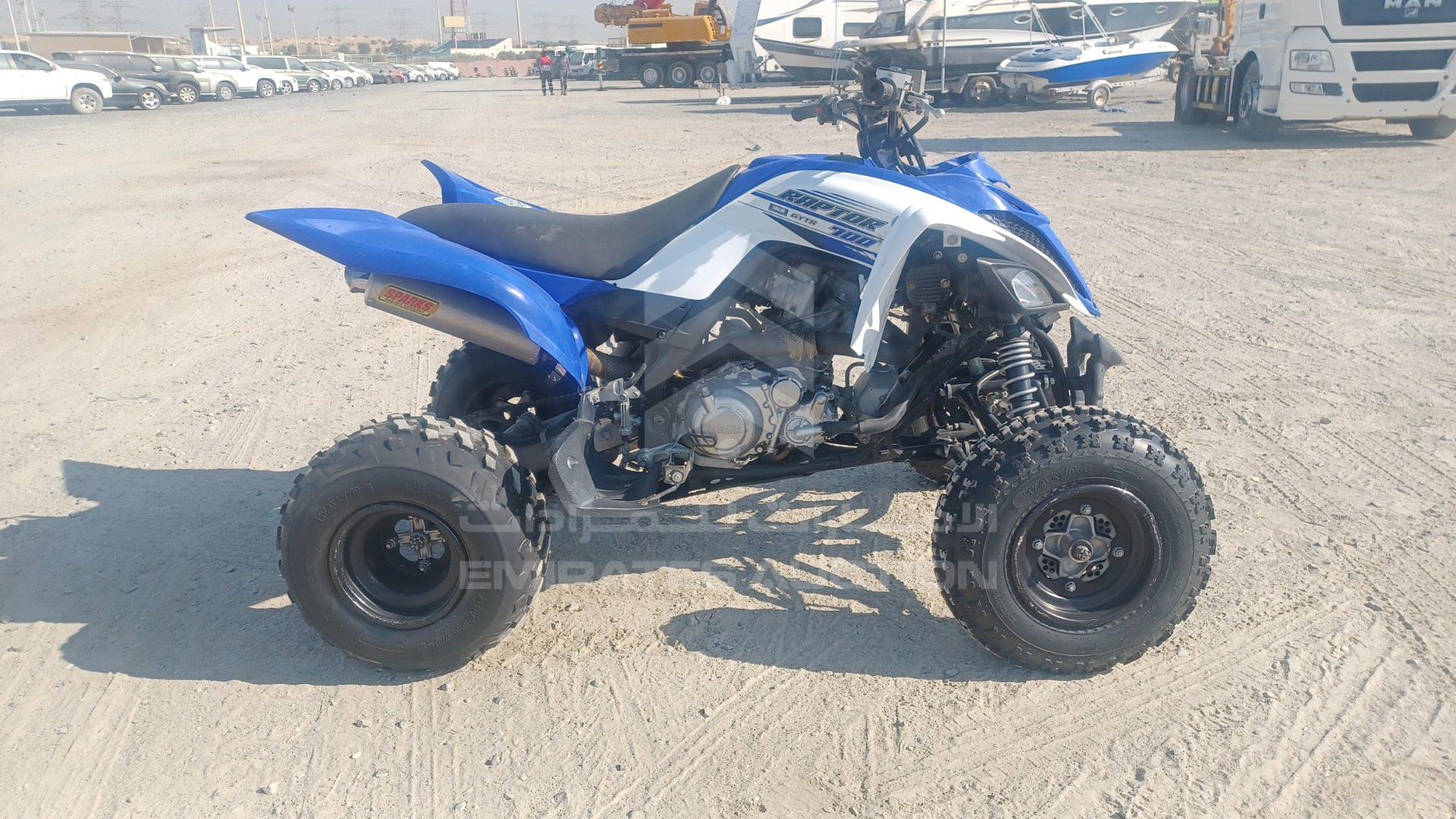 2017 YAMAHA RAPTOR VIN: 5Y4AM74Y8HA103679