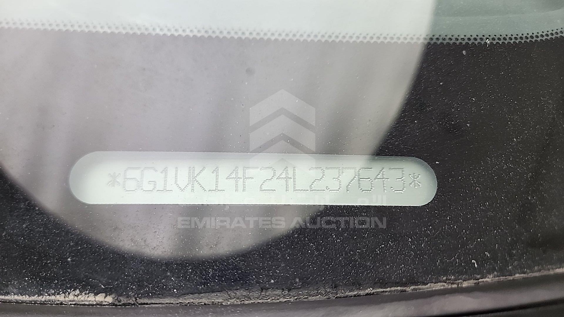 2004 CHEVROLET LUMINA VIN: 6G1VK14F24L237643
