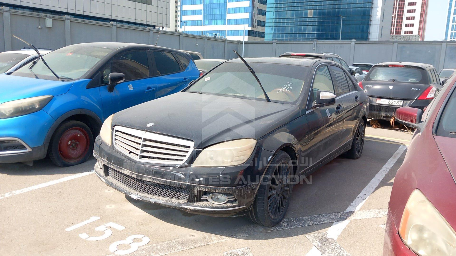 2008 MERCEDES C 200 VIN: WDDGF41X08F009702
