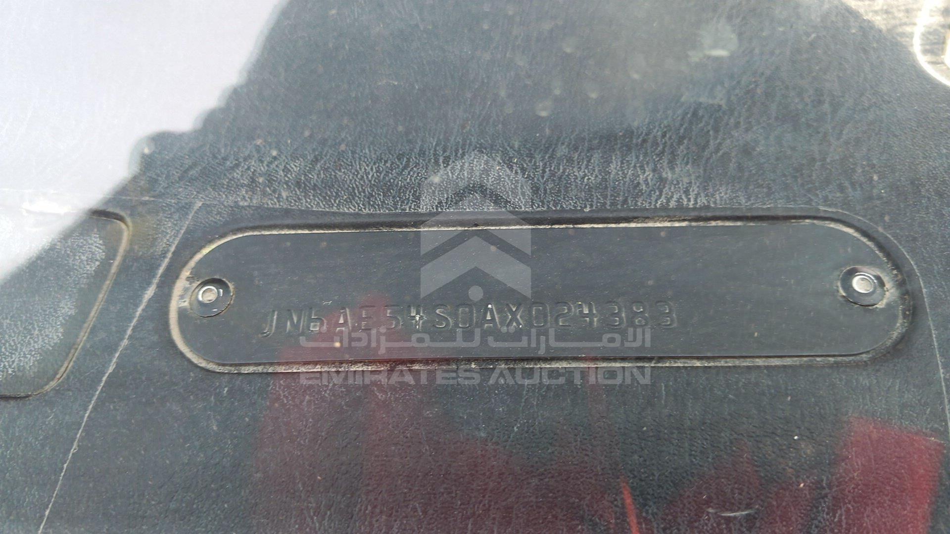 2010 NISSAN URVAN VIN: JN6AE54S0AX024383