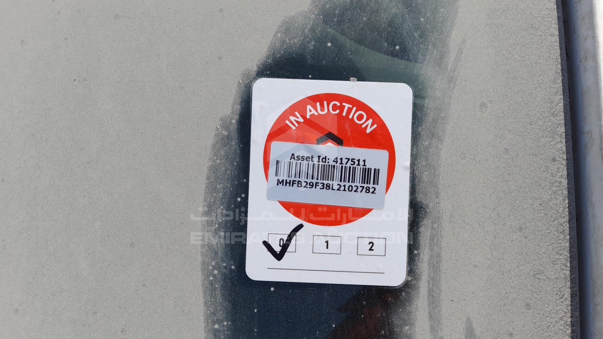 2020 TOYOTA YARIS VIN: MHFB29F38L2102782