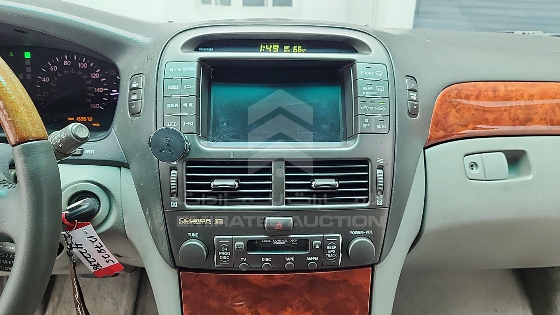 2004 LEXUS LS 430 VIN: JTHBN36F740127825