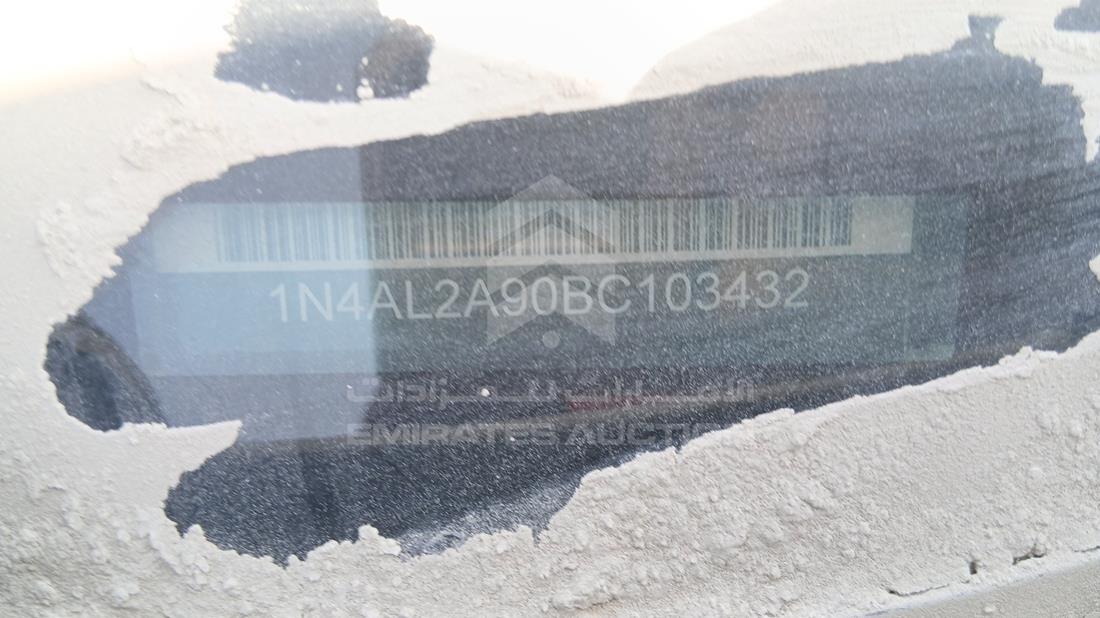 نيسان التيما 2011 — رقم الشاسيه على الهيكل — صورة 3