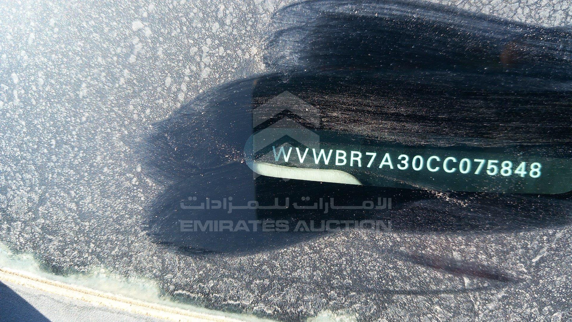 WVWBR7A30CC075848 - 2012 Volkswagen Passat - #510999