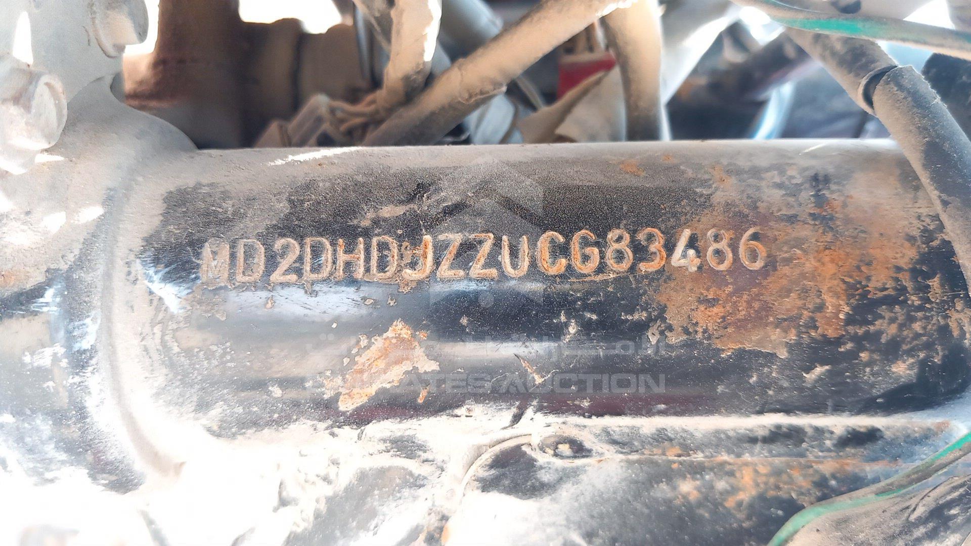 2012 BAJAJ PULSAR 180CC VIN: MD2DHDJZZUCG83486