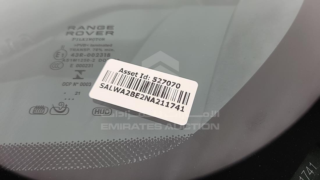 2022 Range Rover SVR — VIN on Frame — Photo 4