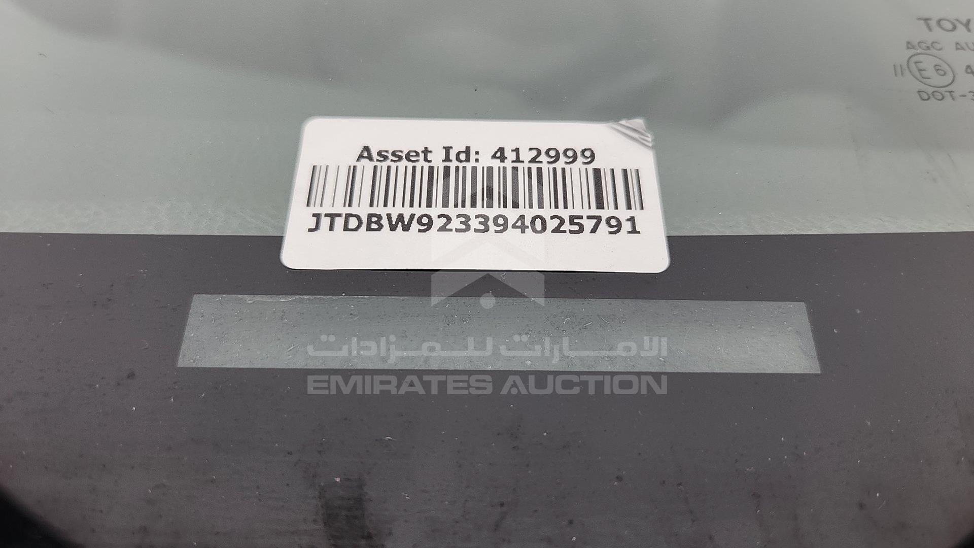 2009 TOYOTA YARIS VIN: JTDBW923394025791