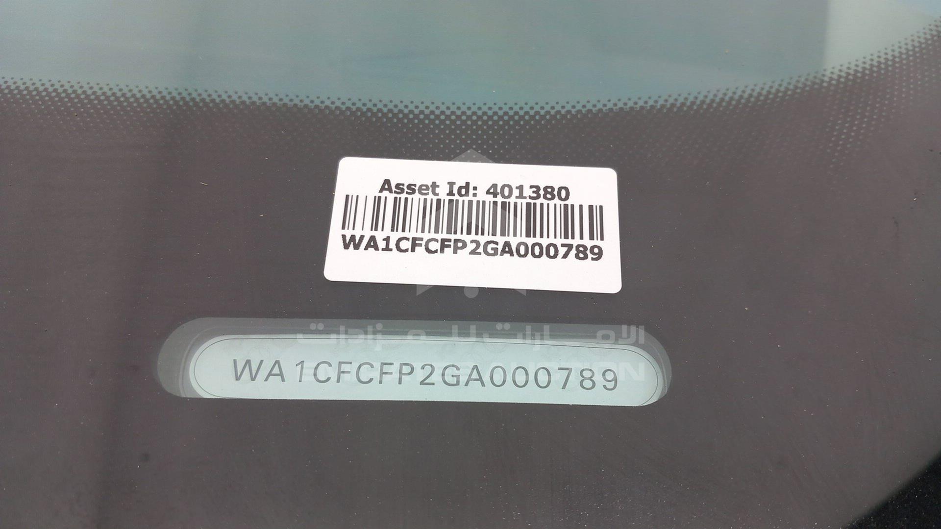 2016 AUDI Q5 VIN: WA1CFCFP2GA000789