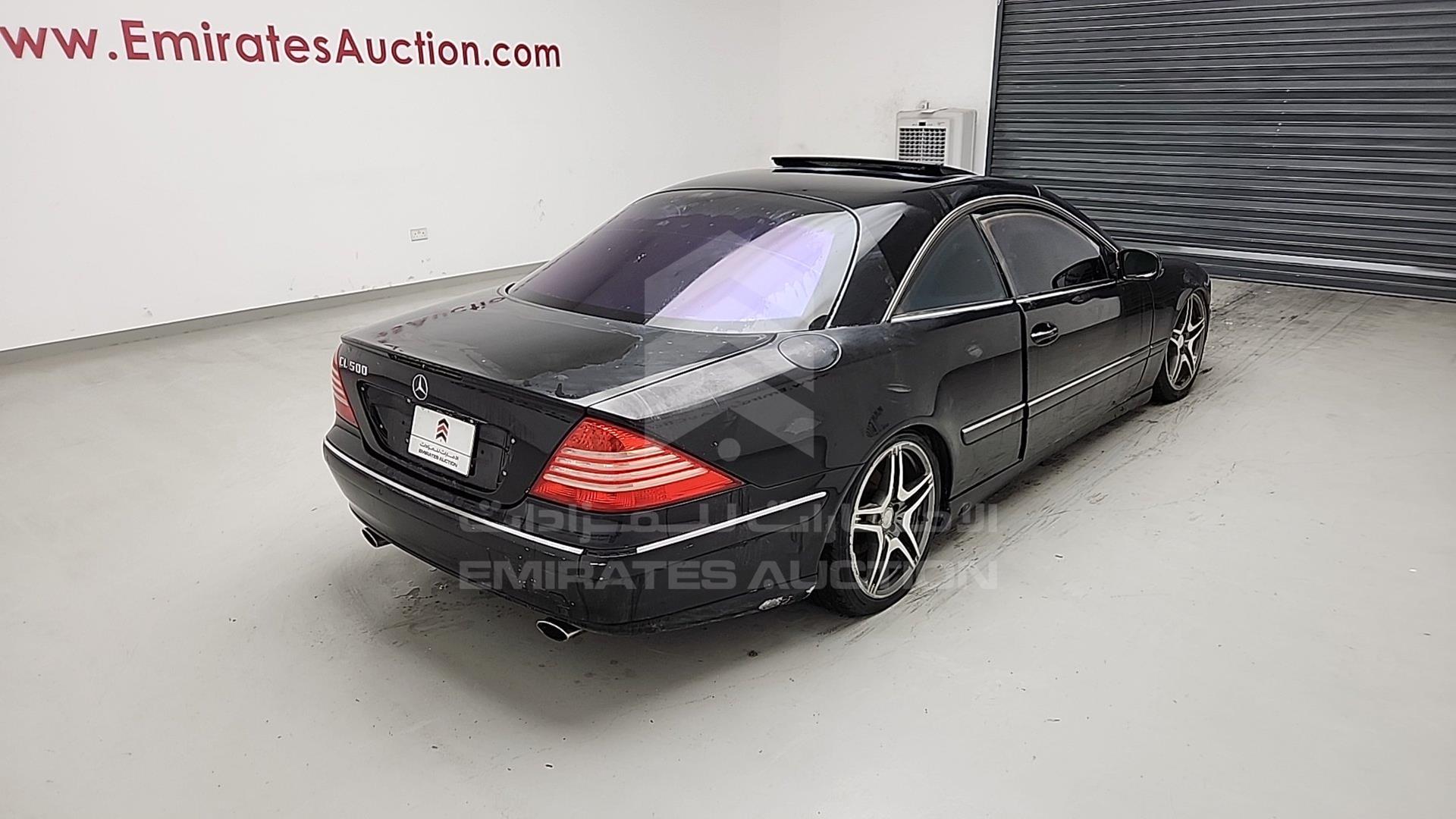 2003 MERCEDES CL 500 VIN: WDB2153751A038830