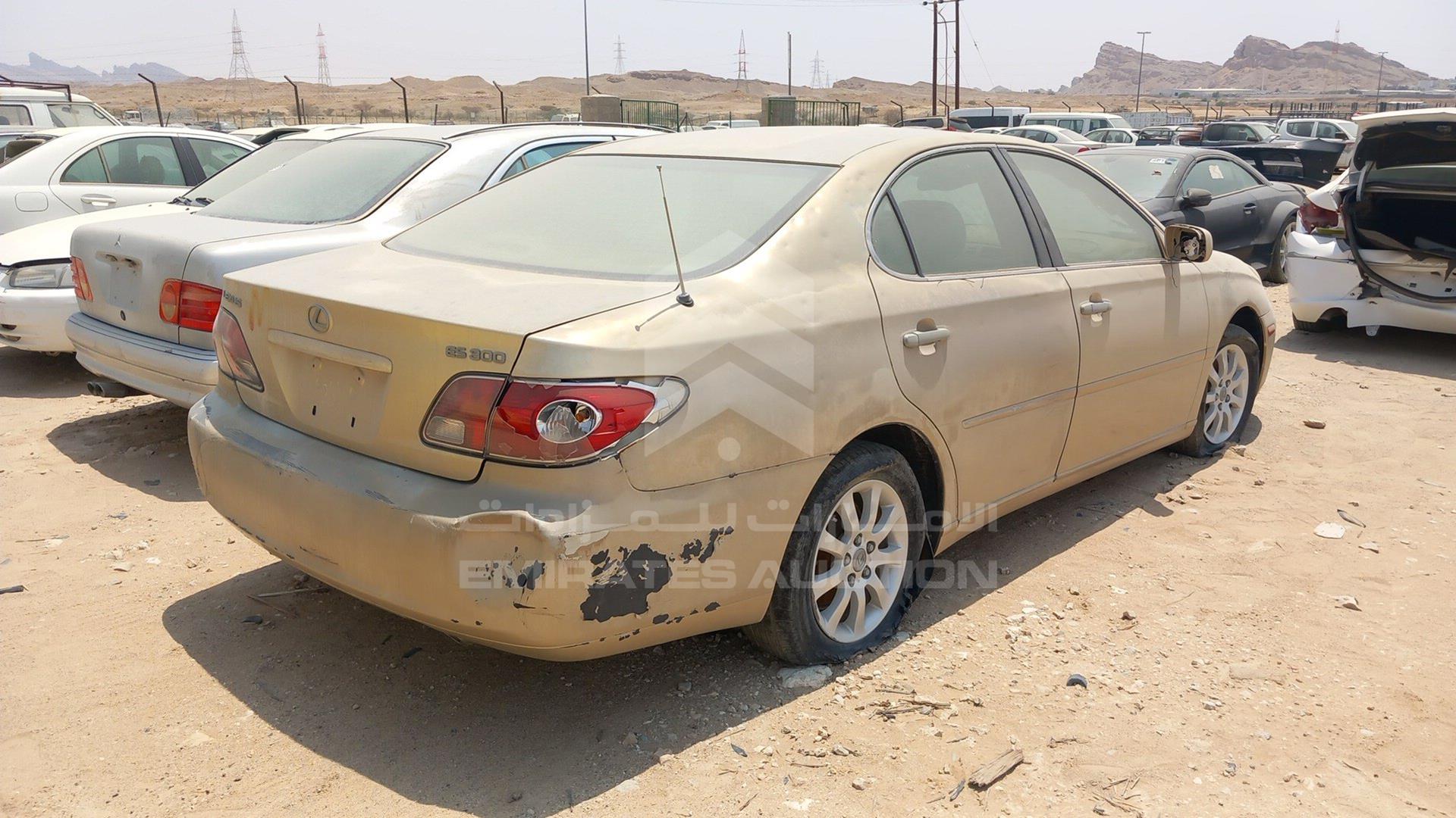 2003 LEXUS ES 300 VIN: JTHBF30G430135510