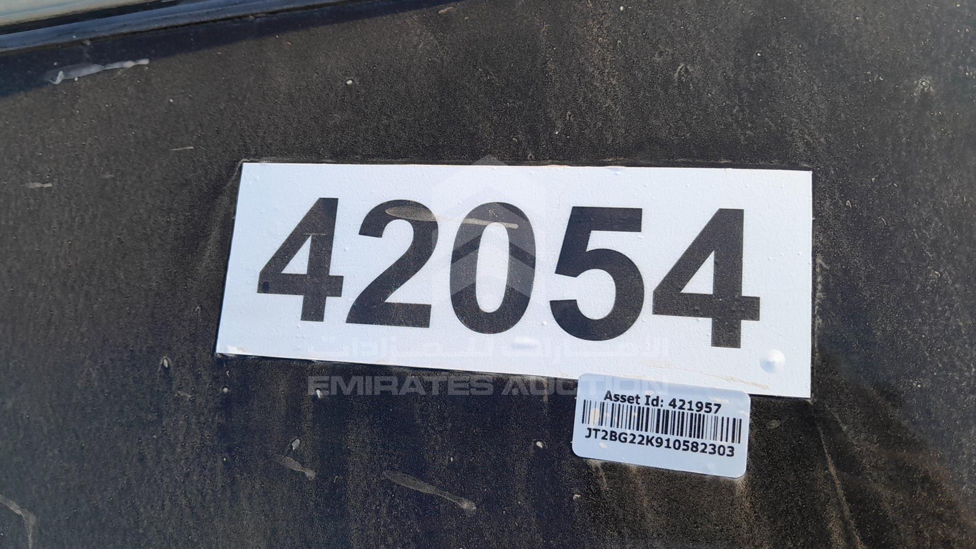2001 TOYOTA CAMRY VIN: JT2BG22K910582303