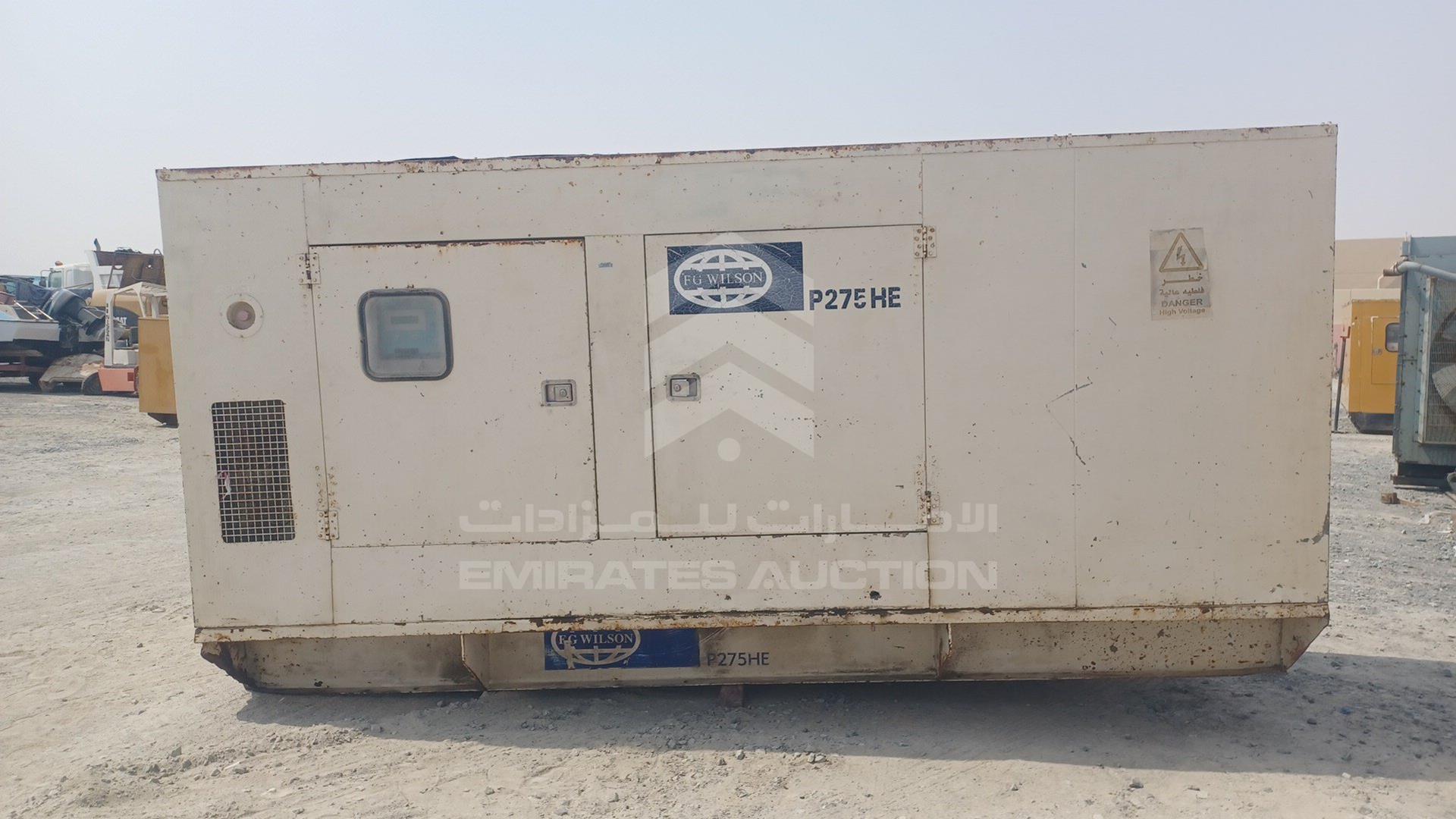 0 GENERATOR FG WILSON VIN: FGWNAV01EF0A12103