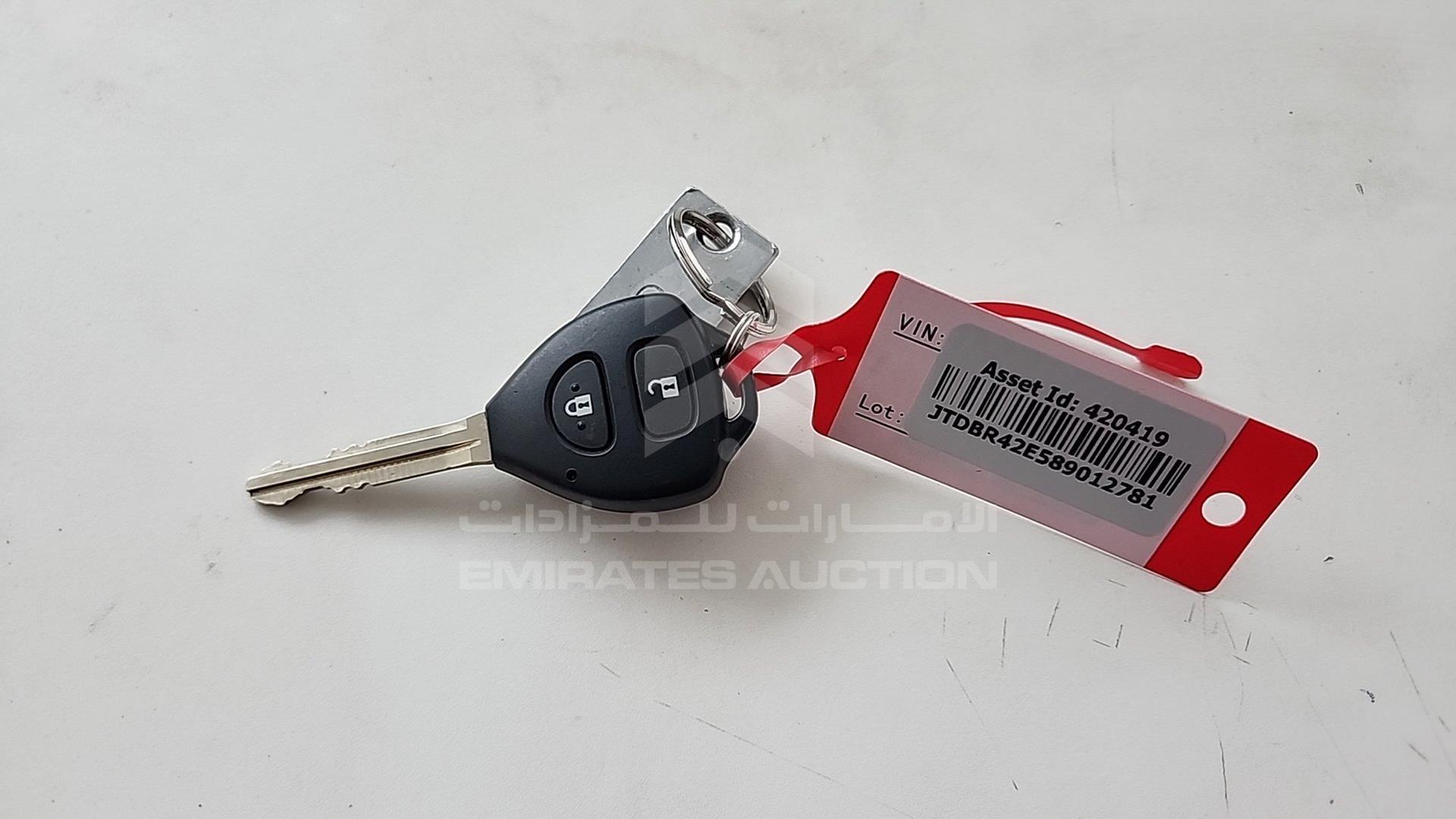 2008 TOYOTA COROLLA VIN: JTDBR42E589012781