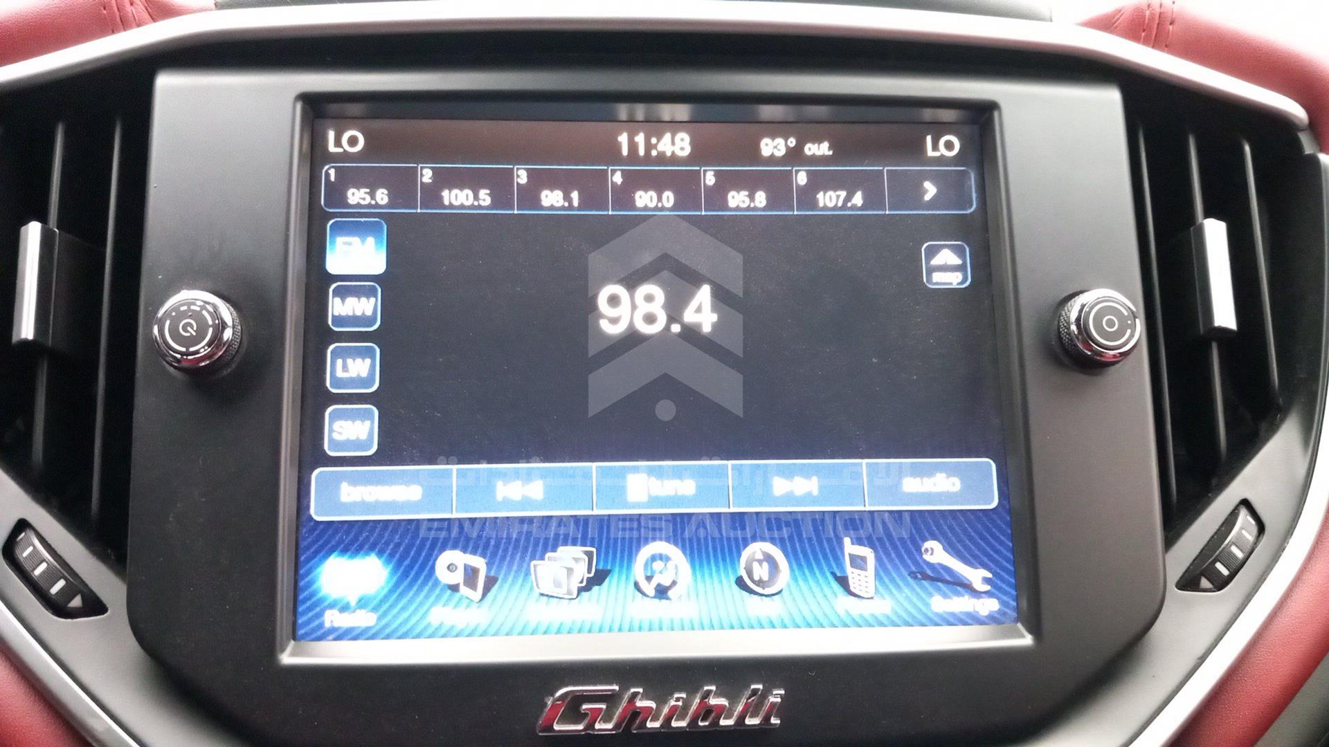 2016 MASERATI GHIBLI VIN: ZAMSS57F6G1169577