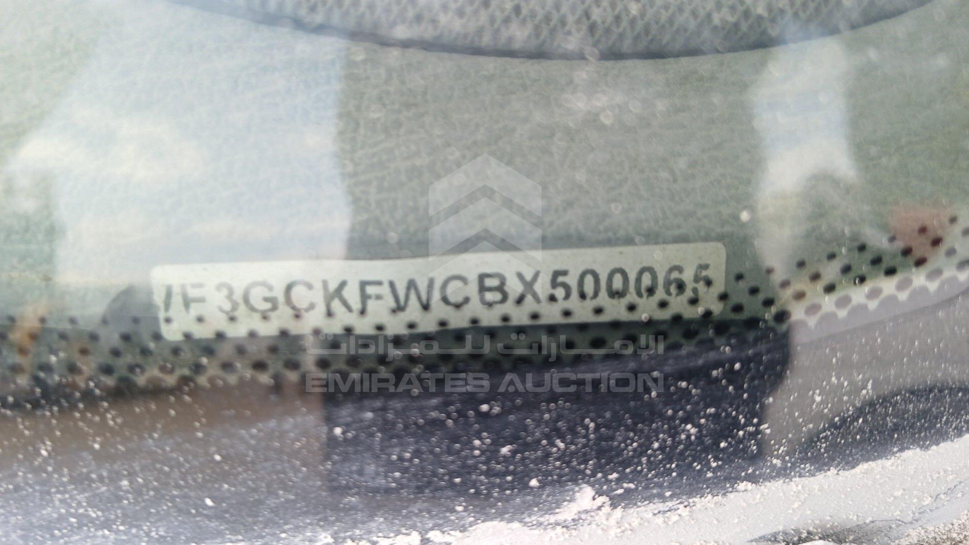 2011 PEUGEOT PARTNER VIN: VF3GCKFWCBX500065