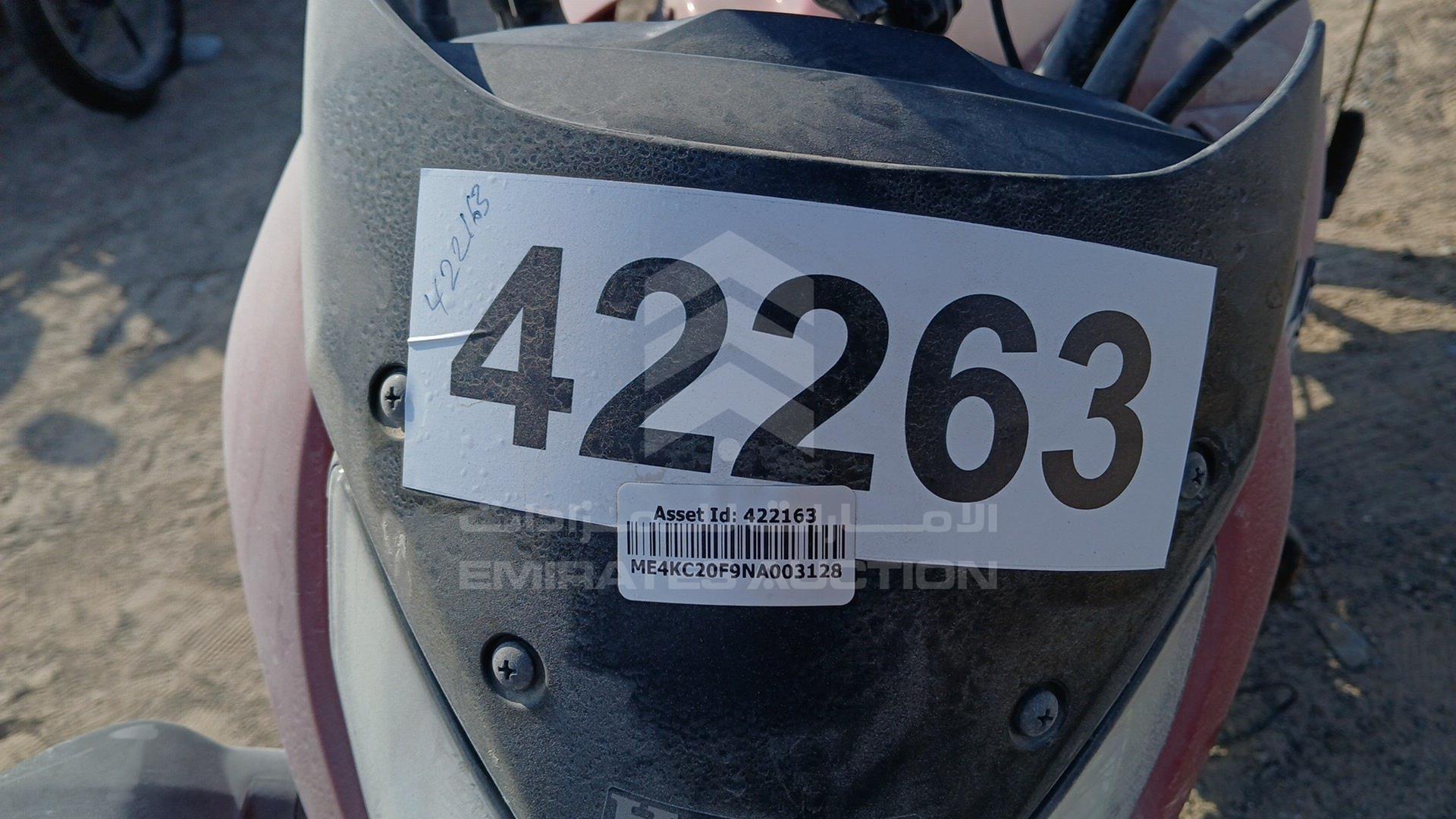 2022 HONDA UNICORN VIN: ME4KC20F9NA003128