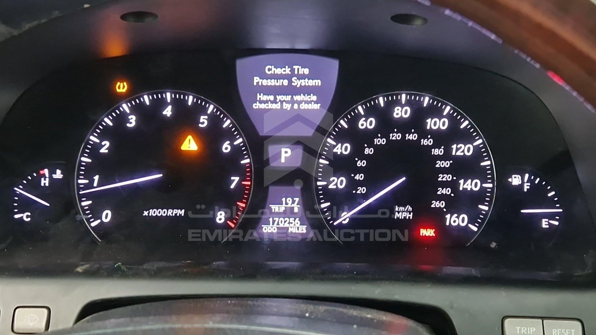 2009 LEXUS LS 460 L VIN: JTHGL46F395033534