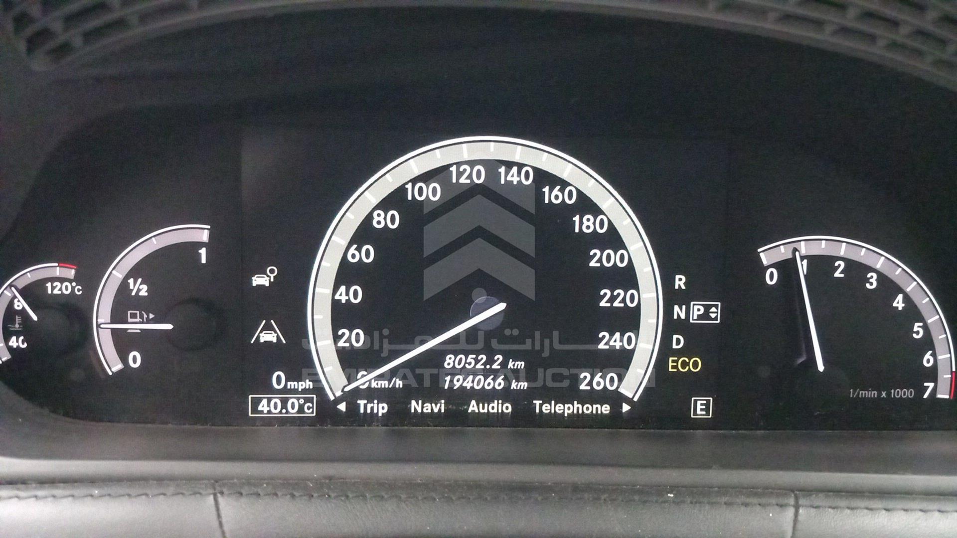 2012 MERCEDES CL 500 VIN: WDD2163731A027647