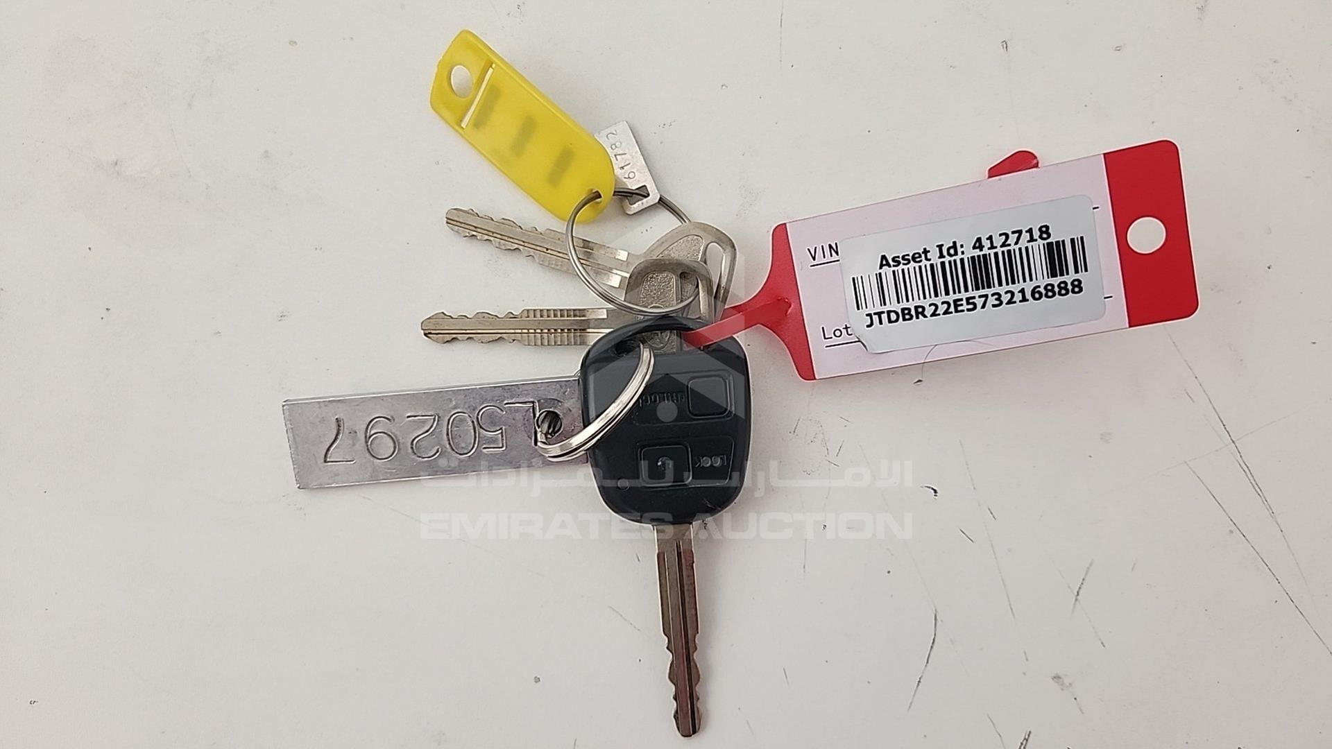 2007 TOYOTA COROLLA VIN: JTDBR22E573216888